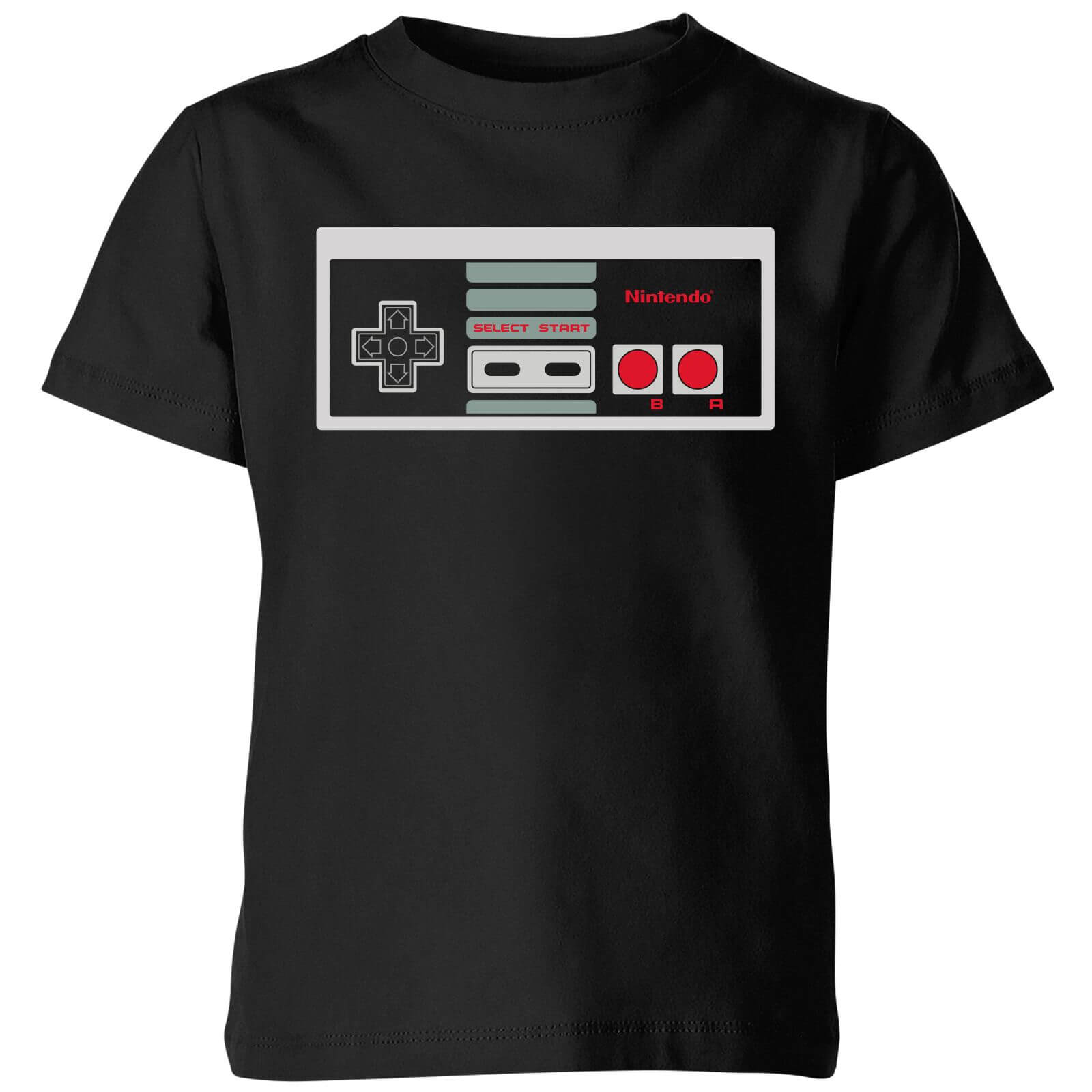 Nintendo NES Controller Chest Kids' T-Shirt - Black - 7-8 Years