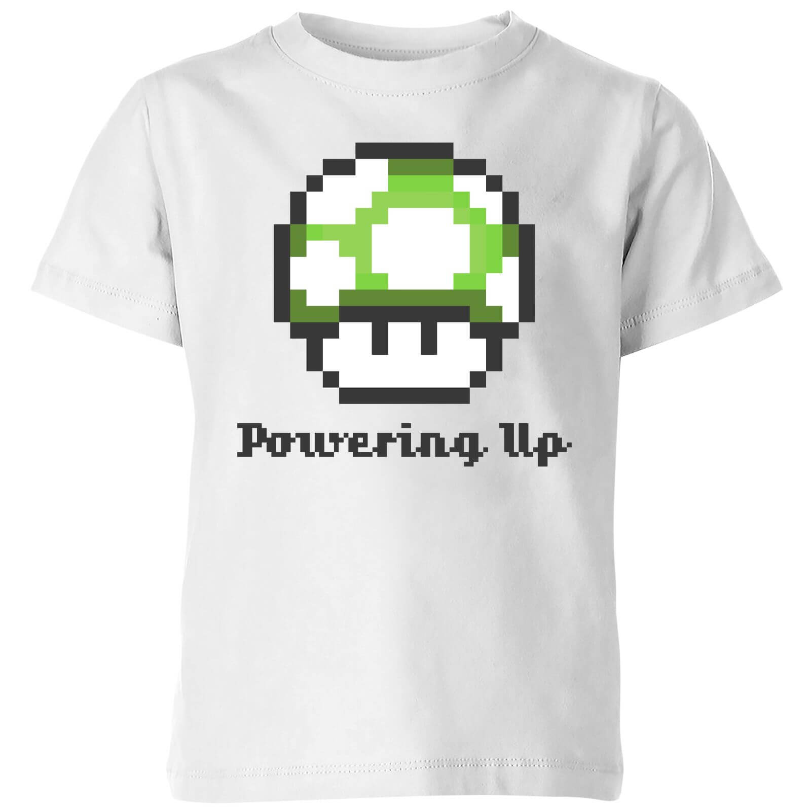 Nintendo Super Mario Powering Up Kids' T-Shirt - White - 3-4 Years