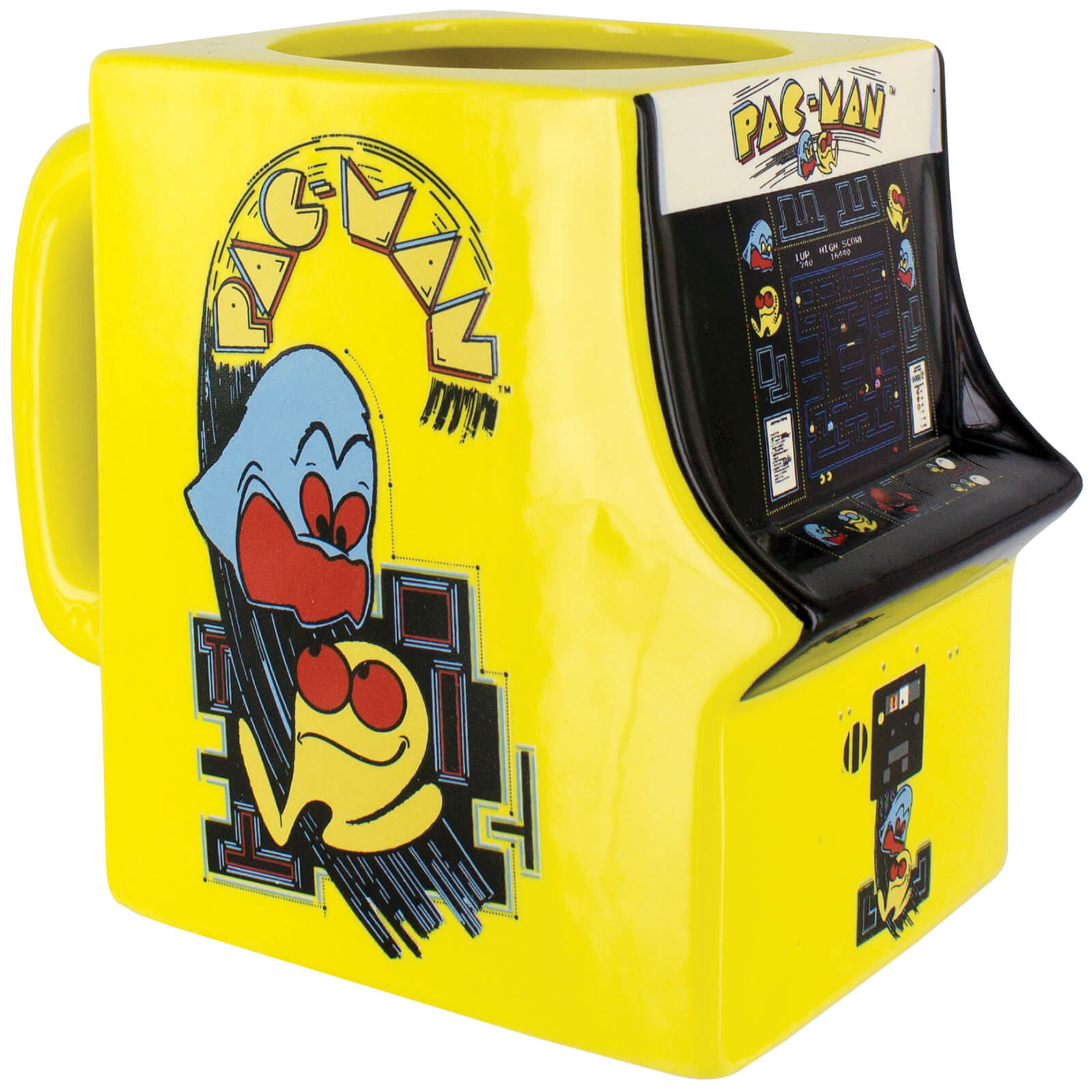 Click to view product details and reviews for Pac Man Shaped Mug.