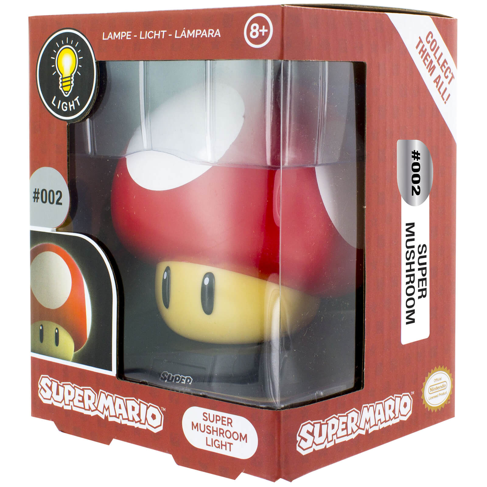 Super Mario Super Mushroom Icon Light