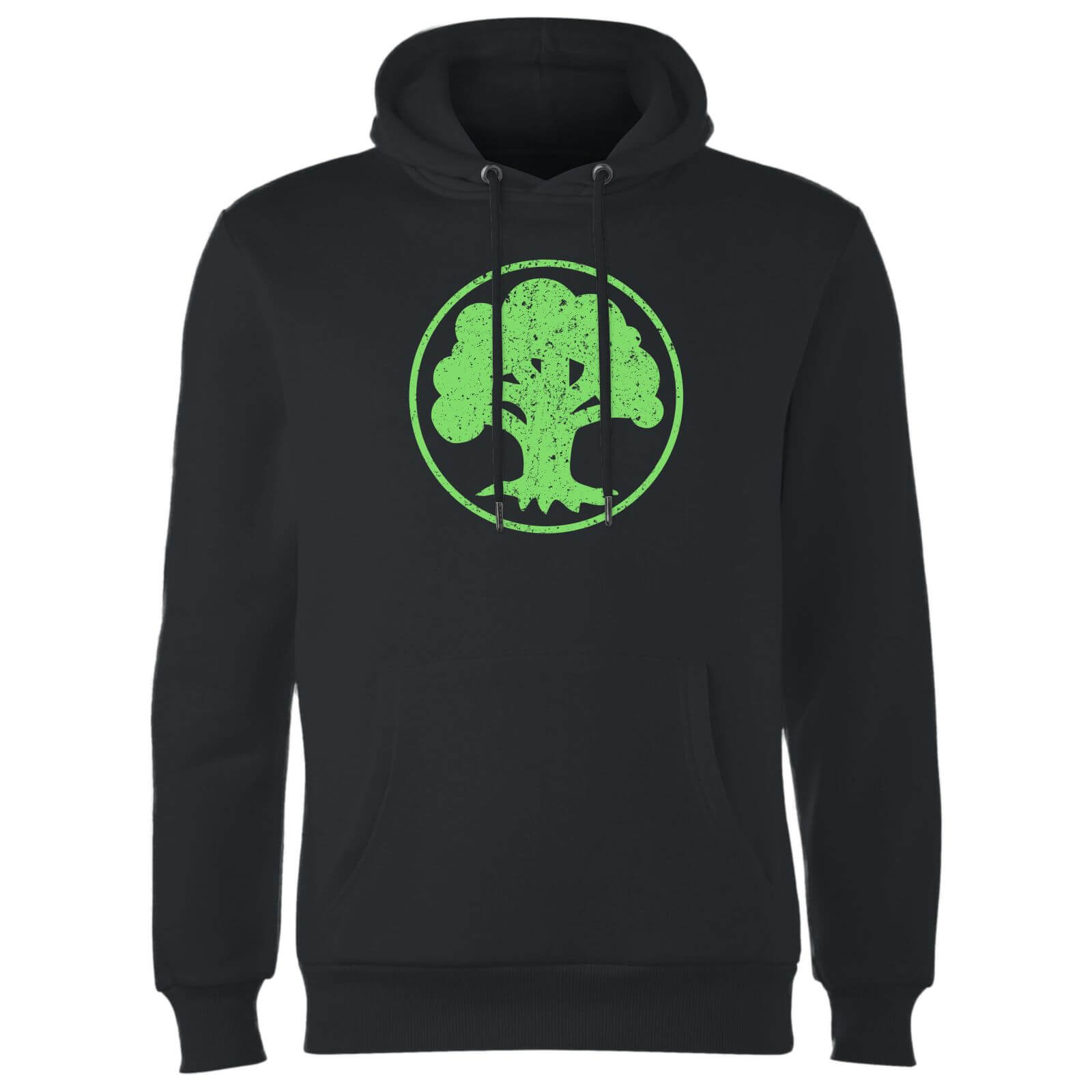 Magic The Gathering Mana Green Hoodie - Black - L