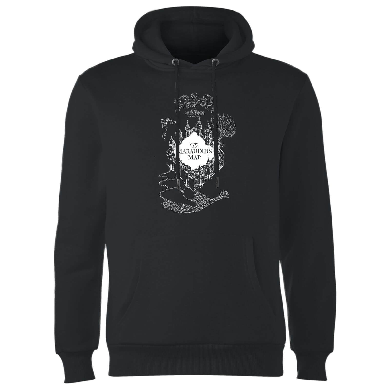 Harry Potter The Marauder's Map Hoodie - Black - L