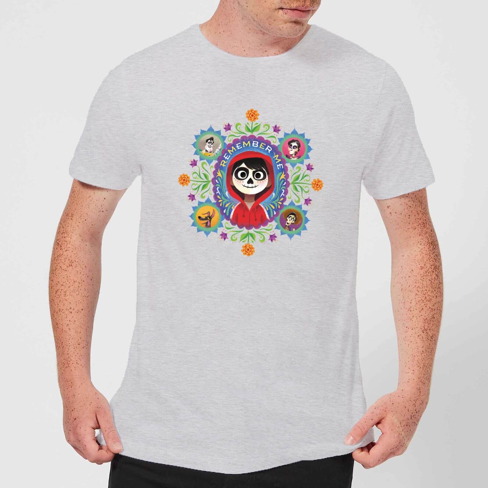 T-Shirt Homme Remember Me Coco - Gris - L - Gris