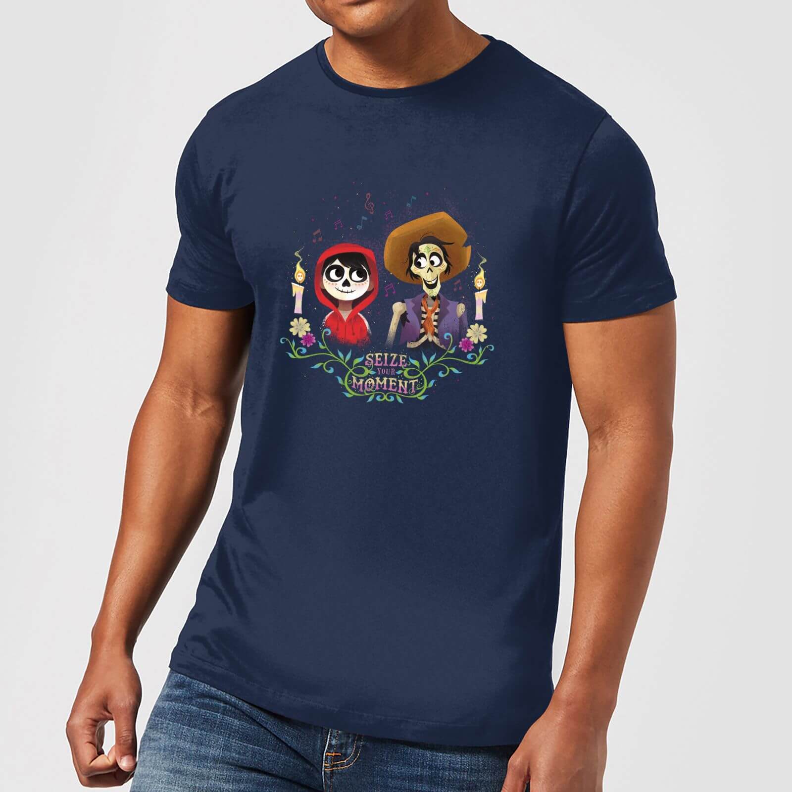 Coco Miguel And Hector Men's T-Shirt - Navy - M