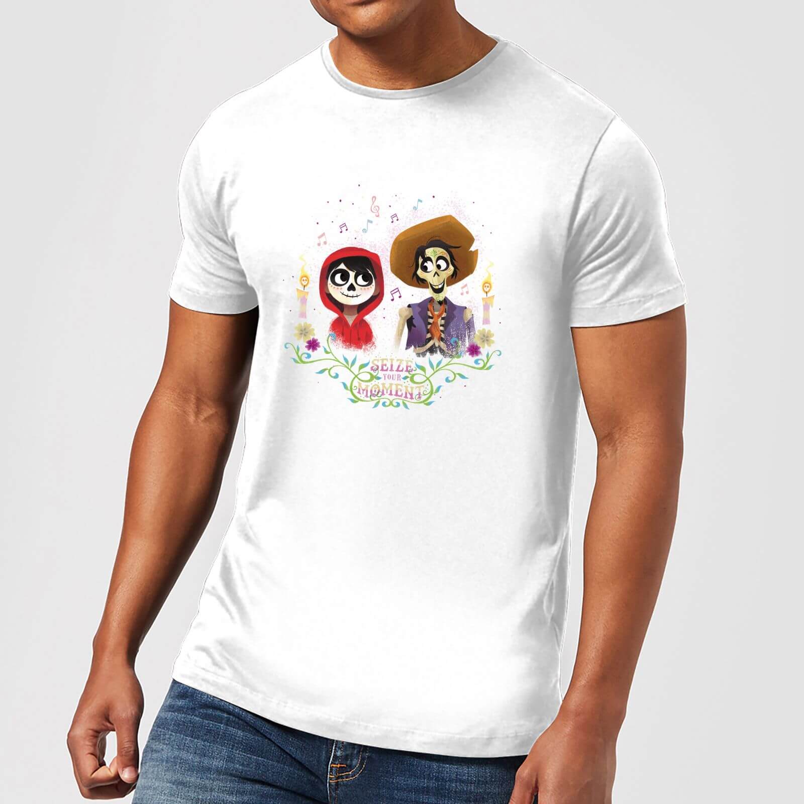 Coco Miguel And Hector Men's T-Shirt - White - M - White