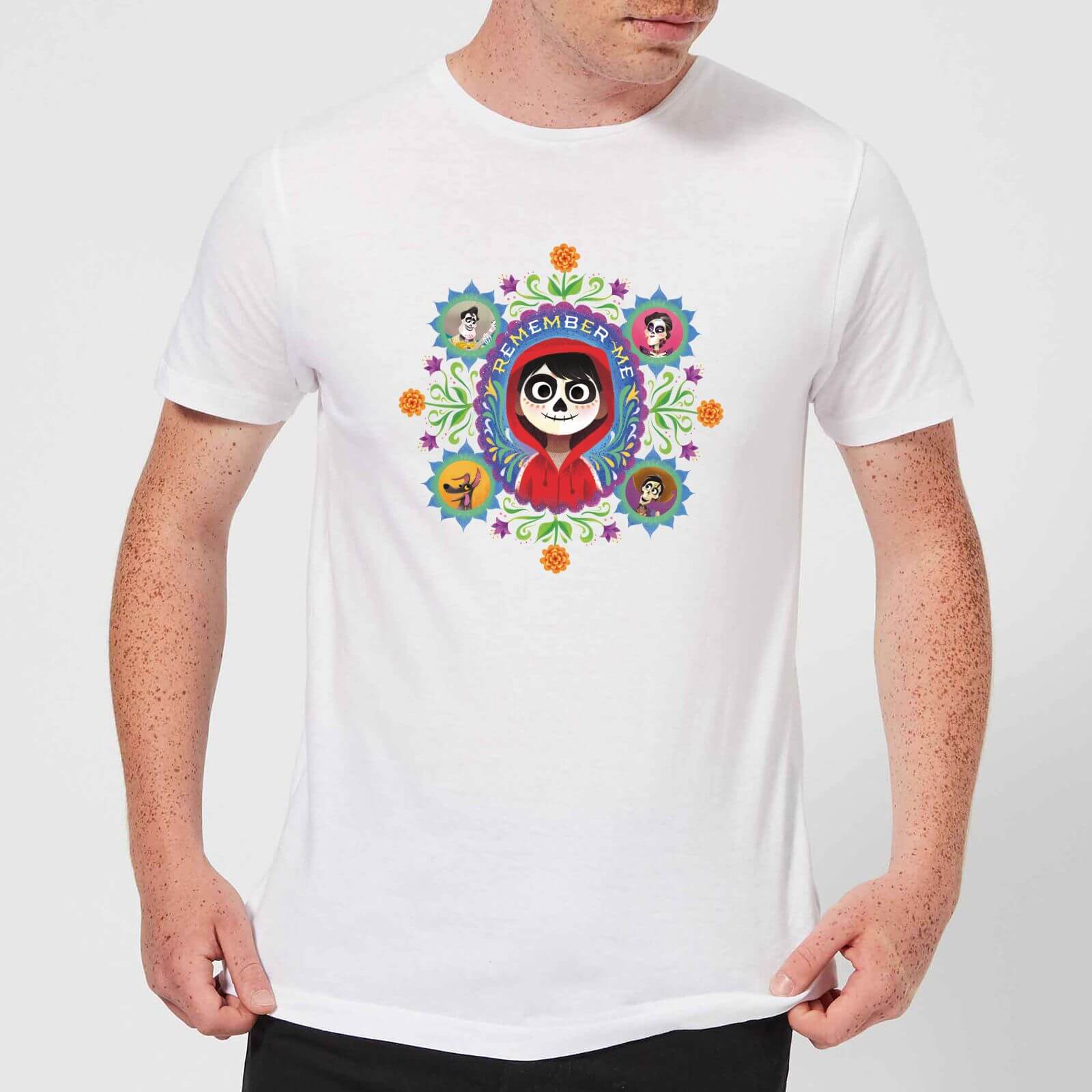 

Coco Remember Me Men's T-Shirt - White - L - Bianco
