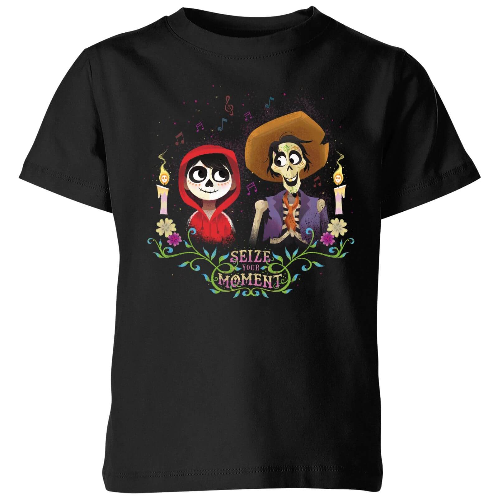 

Coco Miguel And Hector Kids' T-Shirt - Black - 7-8 Anni