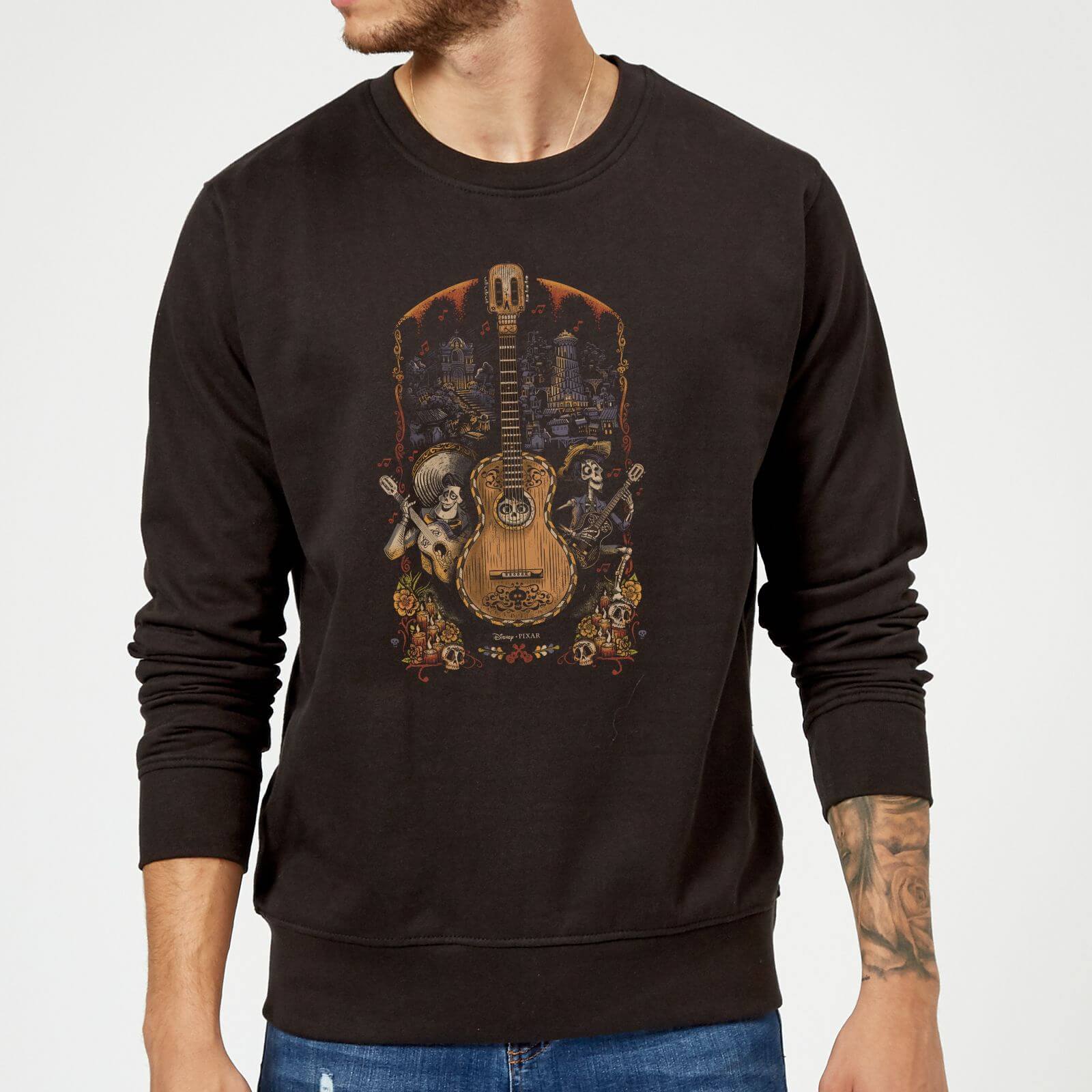 

Sweat Homme Affiche Guitare Coco - Noir - XL