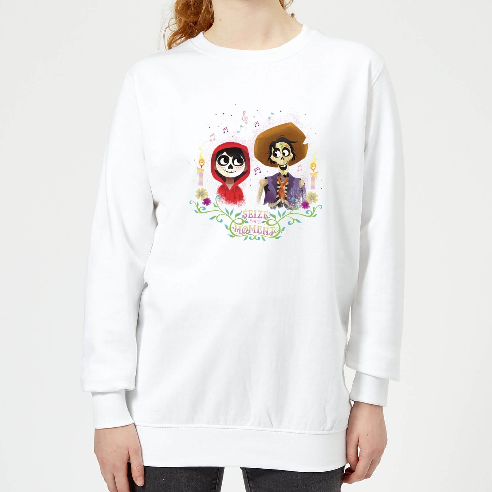 Coco Miguel And Hector Women's Sweatshirt - White - XS - White