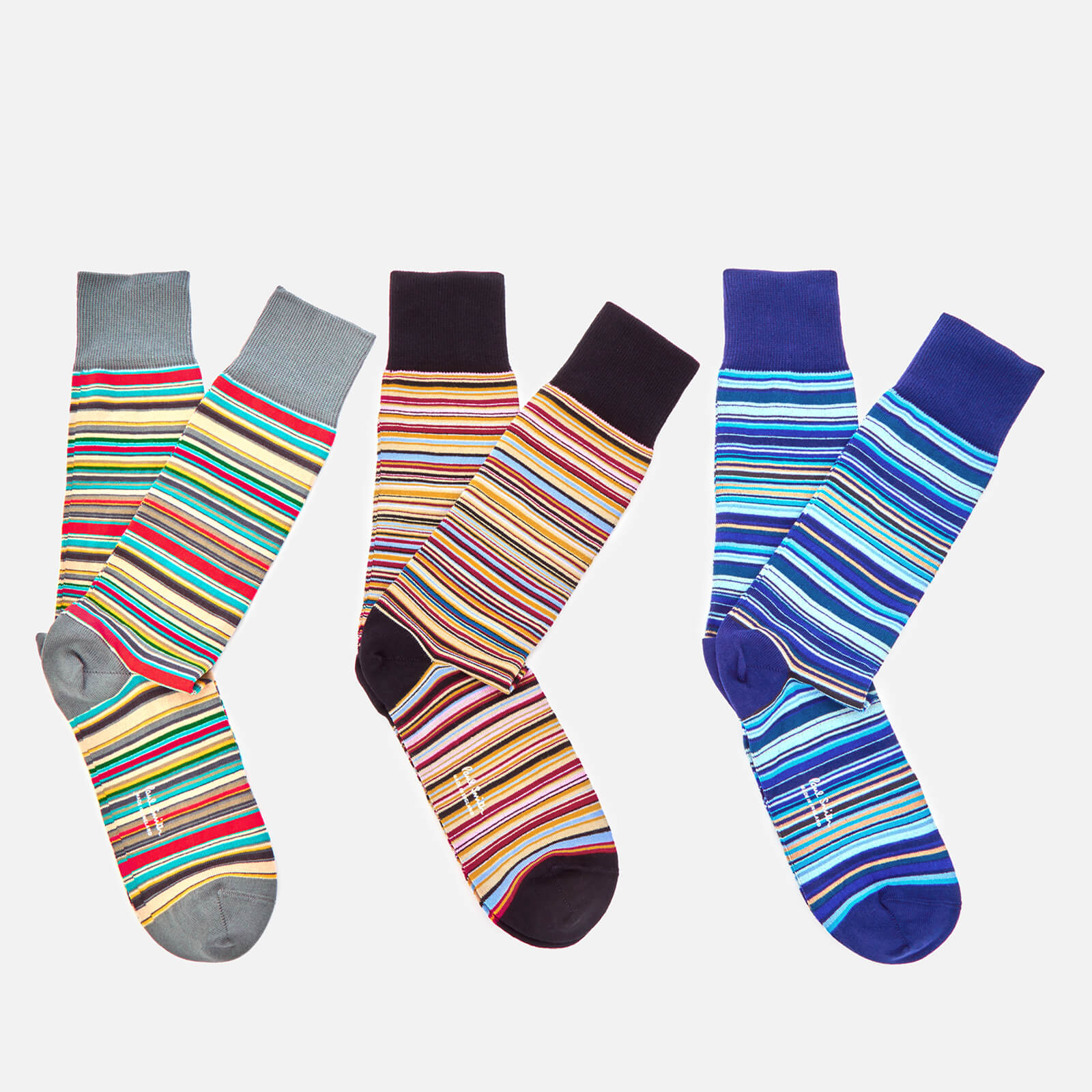 PS Paul Smith Men's Sock Pack - Multi Stripe