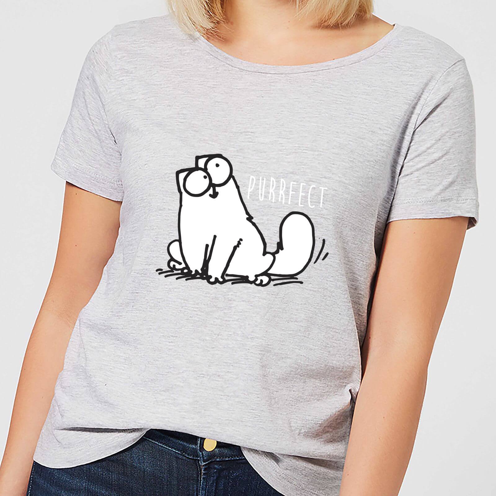 T-Shirt Femme Purrfect Simon's Cat - Gris - M - Gris