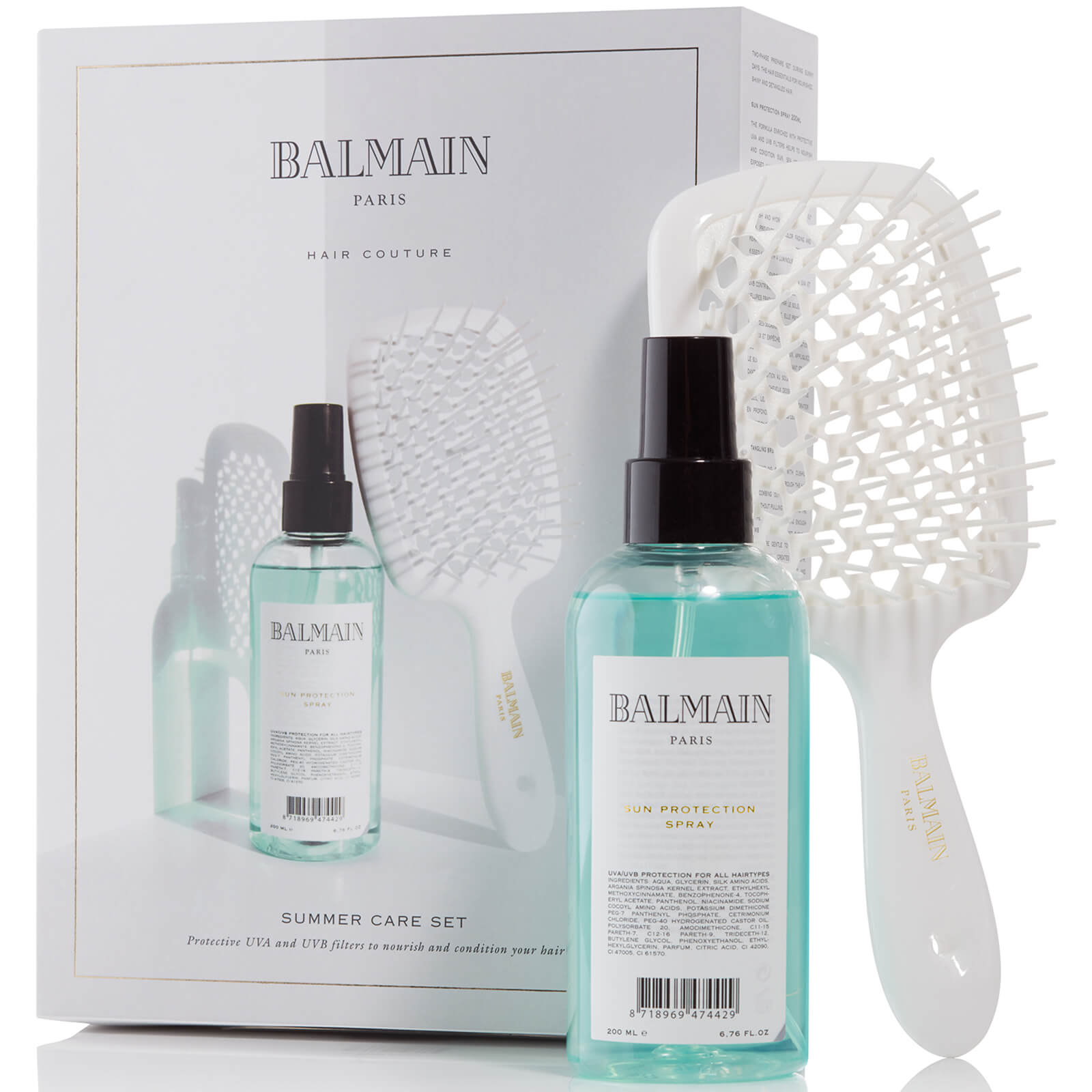 Summer Care Set 2018 (Includes Sun Protection and Detang Brush) from Balmain Paris Hair Couture | AccuWeather Shop