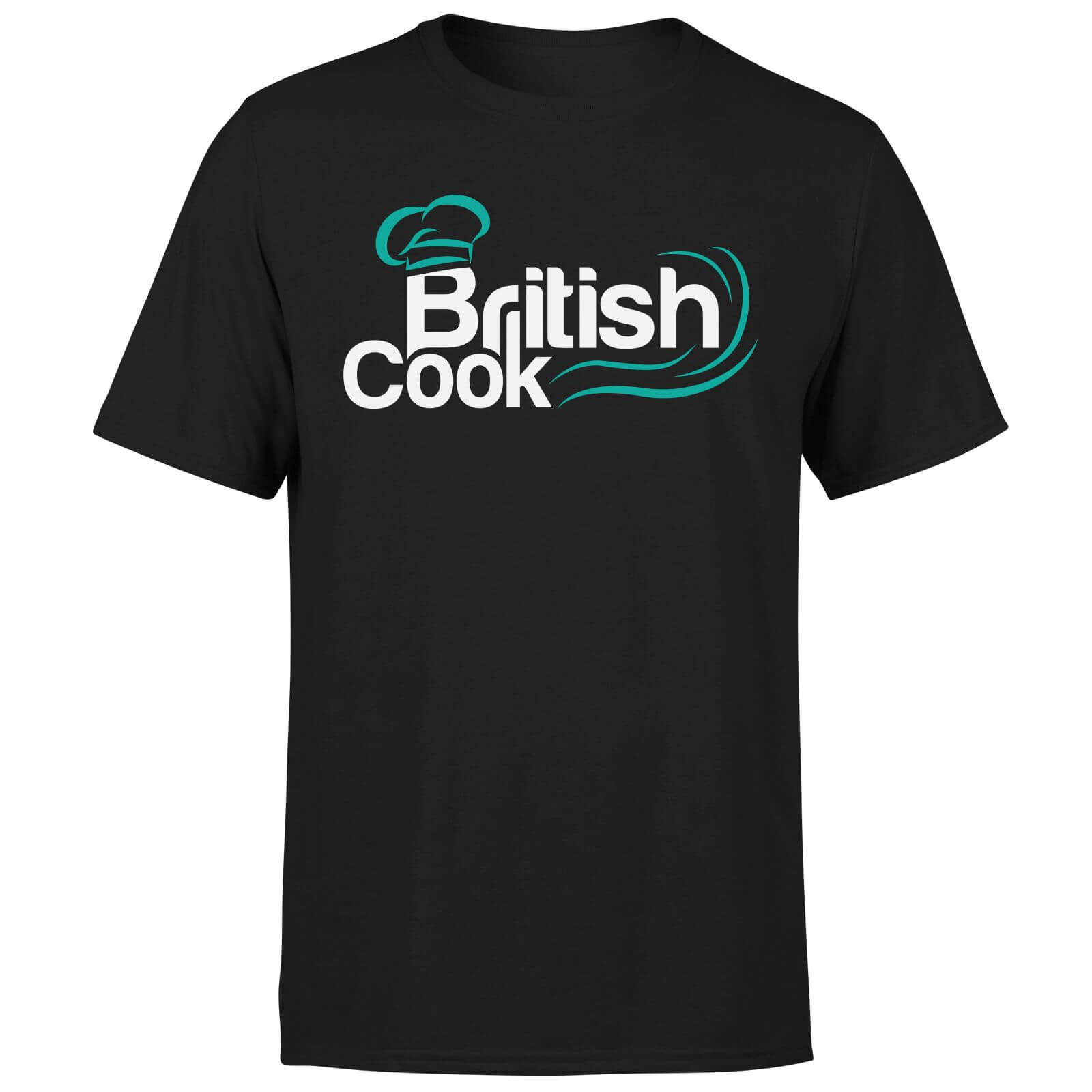 British Cook Green Mens T Shirt Black M Black