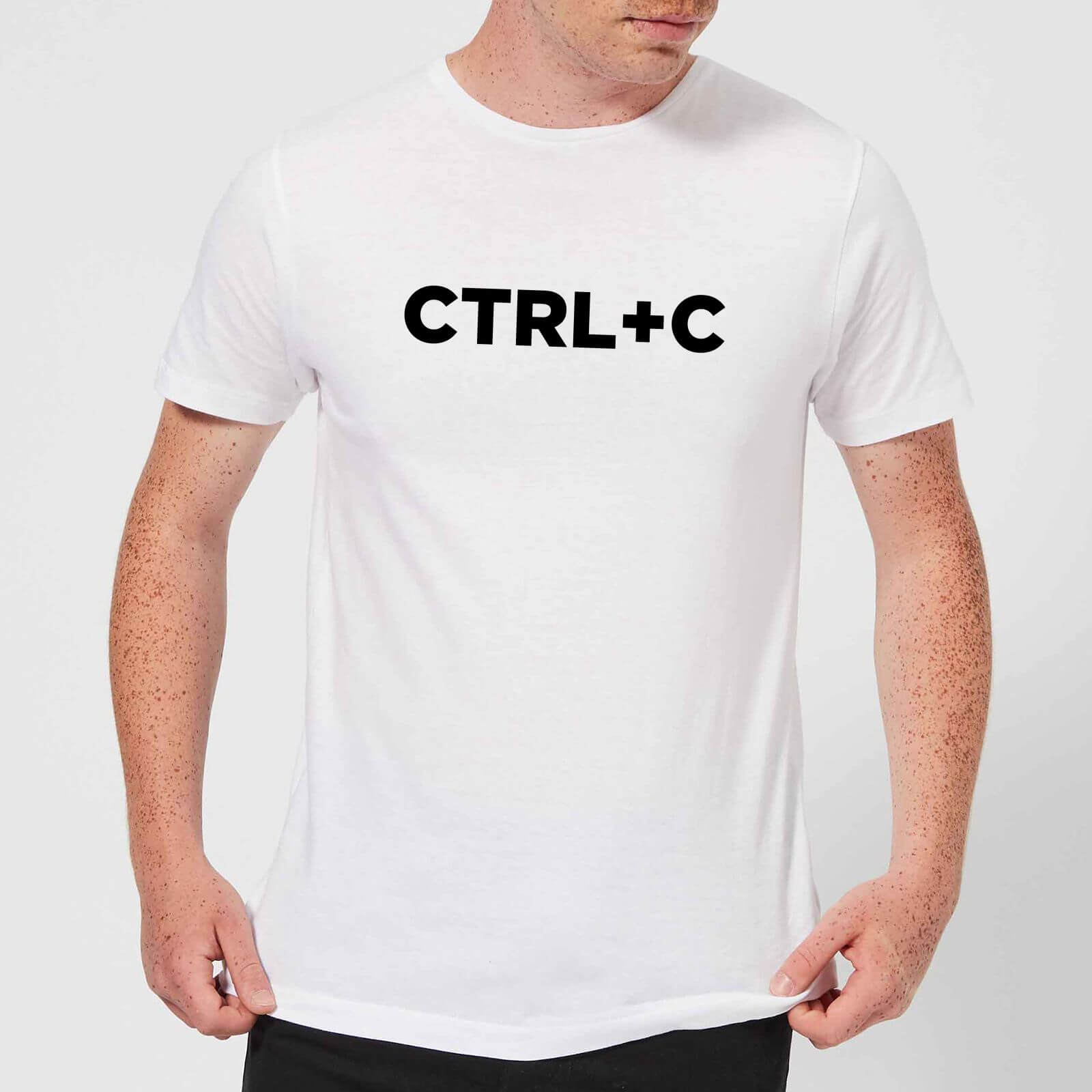 CTRL C Men's T-Shirt - White - 3XL - White