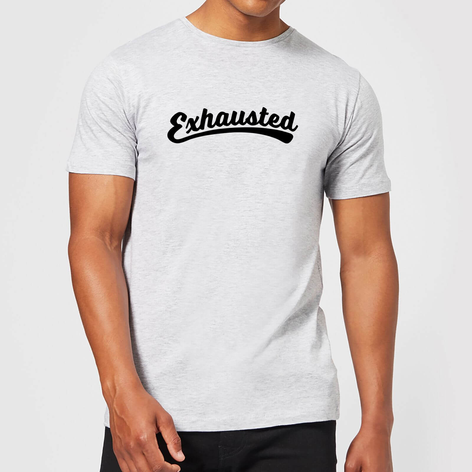 Exhausted Men's T-Shirt - Grey - 3XL - Grey