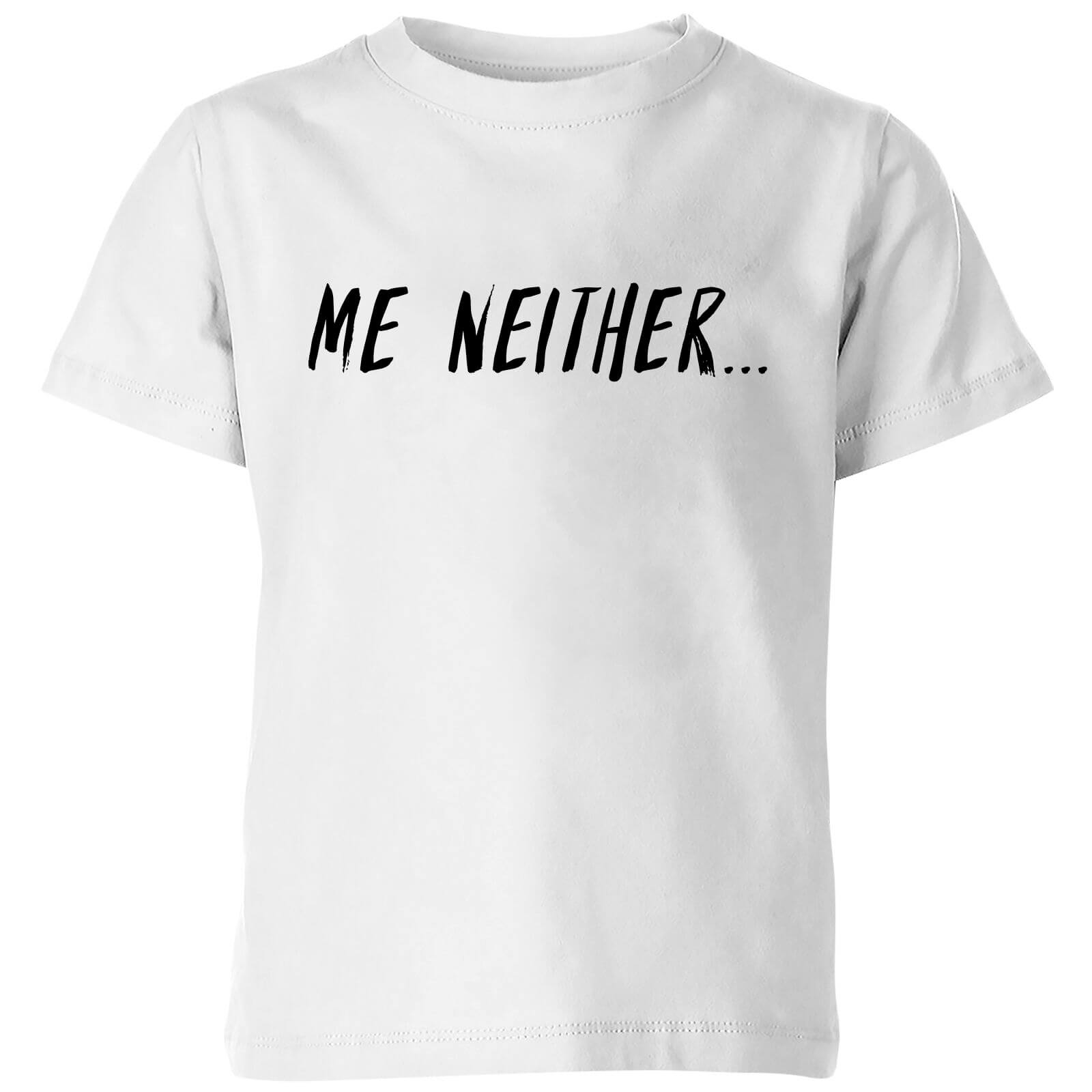 My Little Rascal Me Neither Kids' T-Shirt - White - 3-4 Years - White