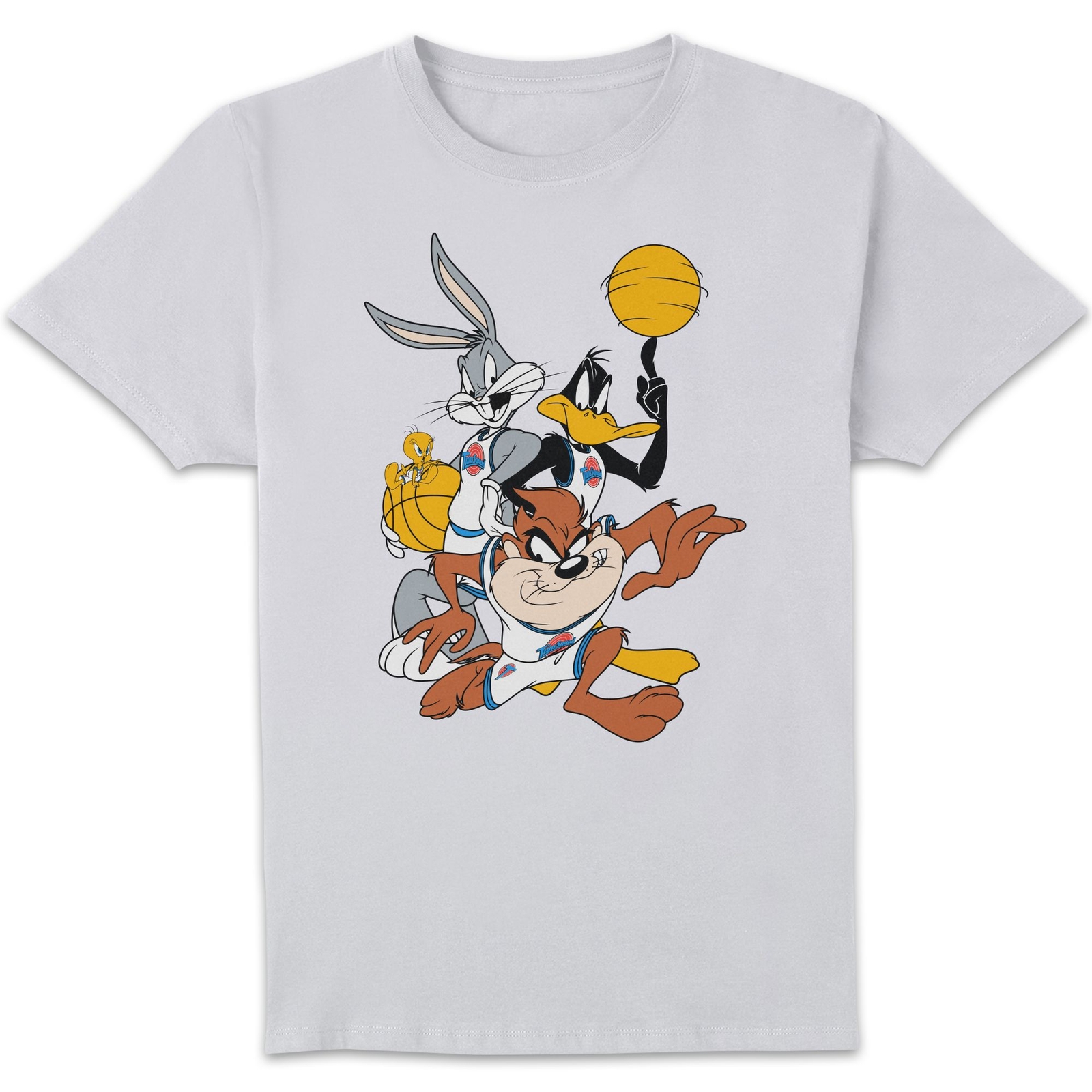 Space Jam Group Shot Men's T-Shirt - White - M