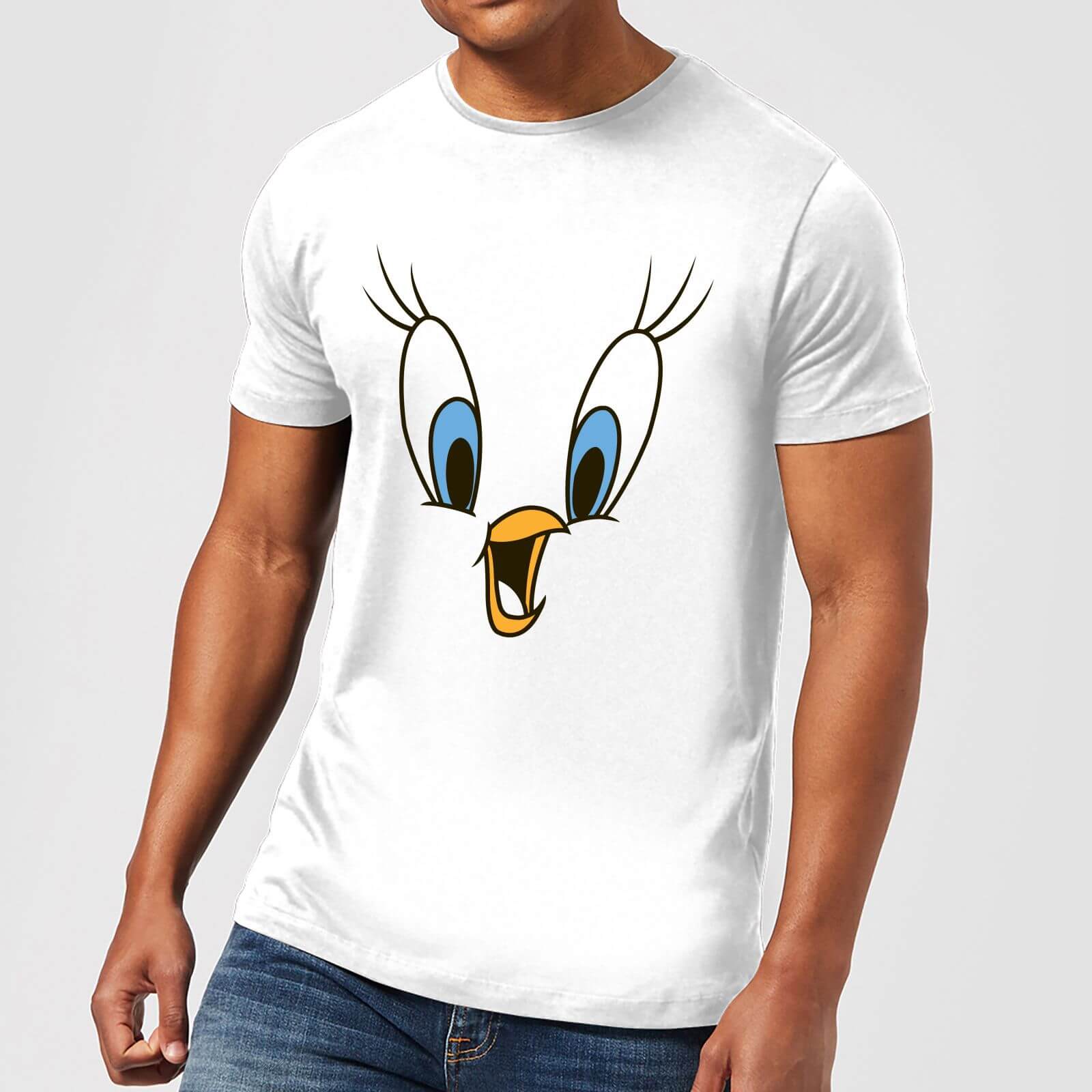 

Looney Tunes Tweety Face Men's T-Shirt - White - XL