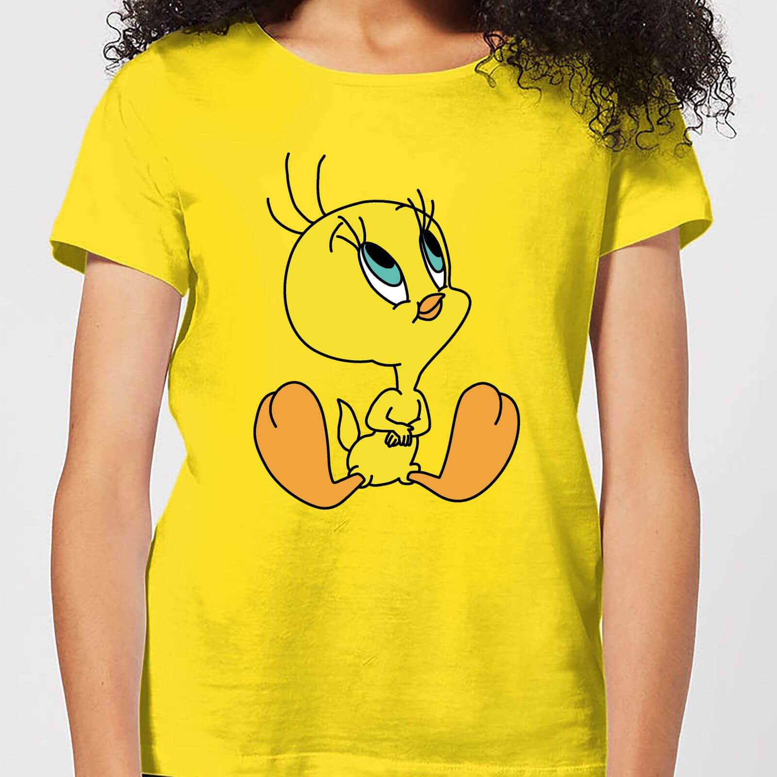 

Looney Tunes Tweety Sitting Women's T-Shirt - Yellow - S