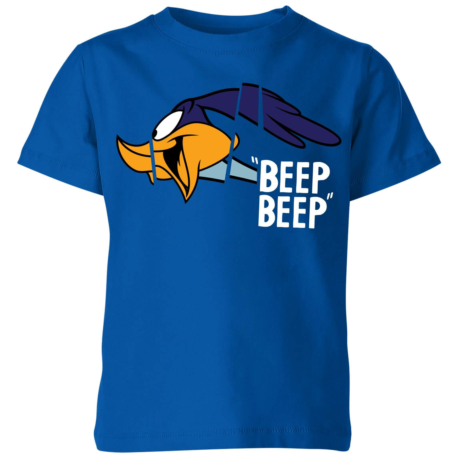 Looney Tunes Road Runner Beep Beep Kids' T-Shirt - Royal Blue - 5-6 Years - royal blue