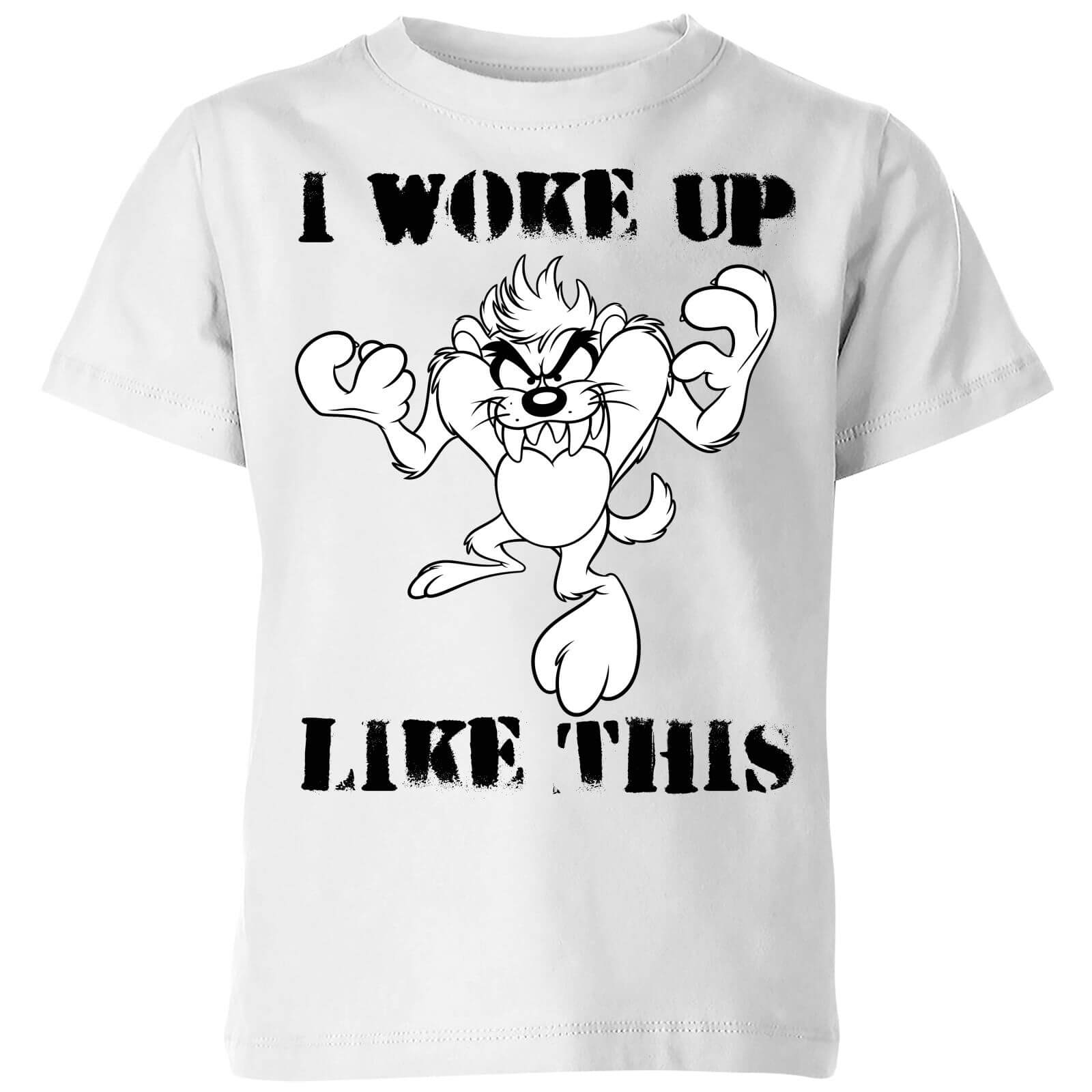 

Looney Tunes I Woke Up Like This Kids' T-Shirt - White - 3-4 Anni - Bianco