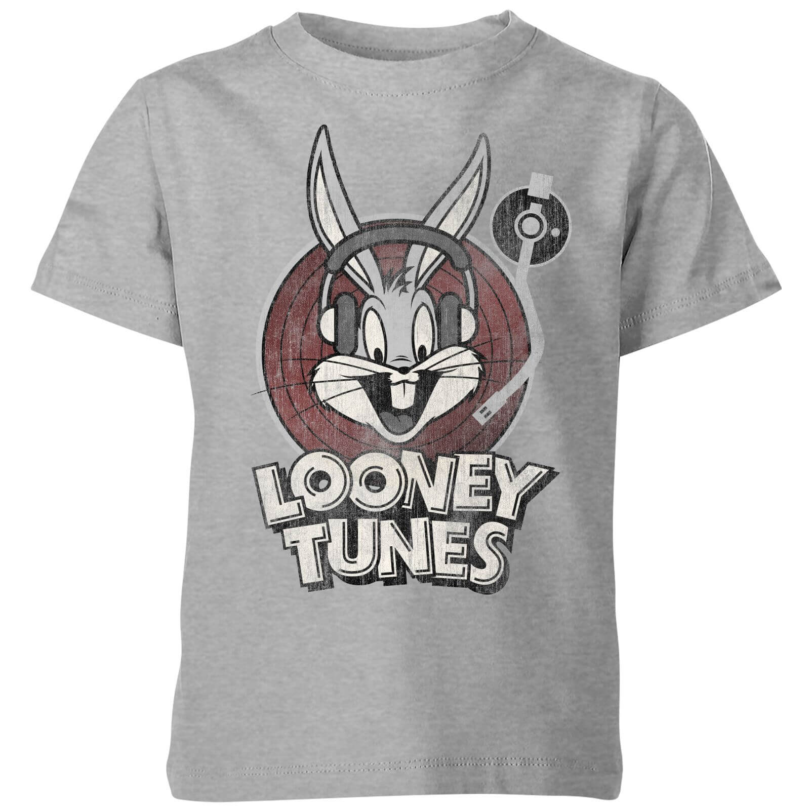 

Looney Tunes Bugs Bunny Circle Logo Kids' T-Shirt - Grey - 3-4 Anni