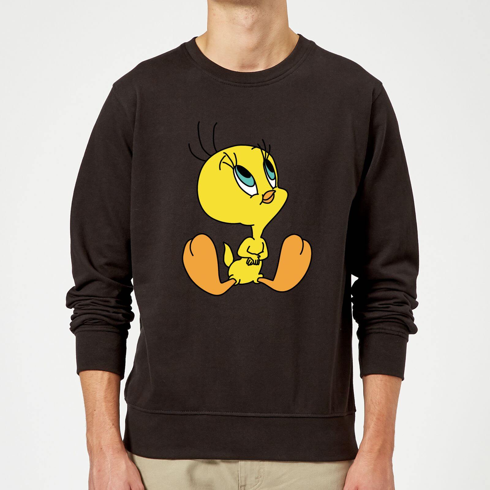 Looney Tunes Tweety Sitting Pullover - Schwarz - M
