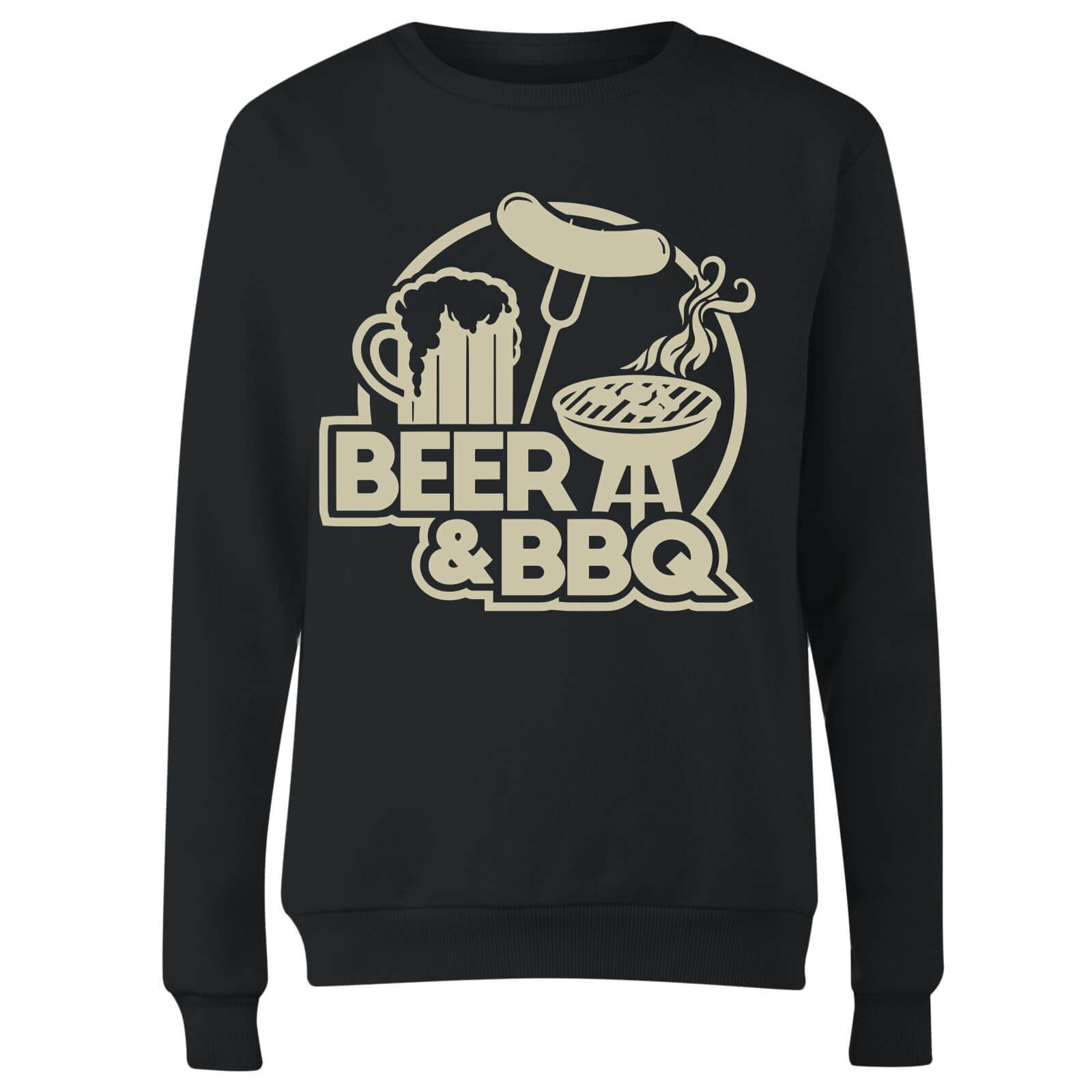 Beer & BBQ Women's Sweatshirt - Black - XS - Black