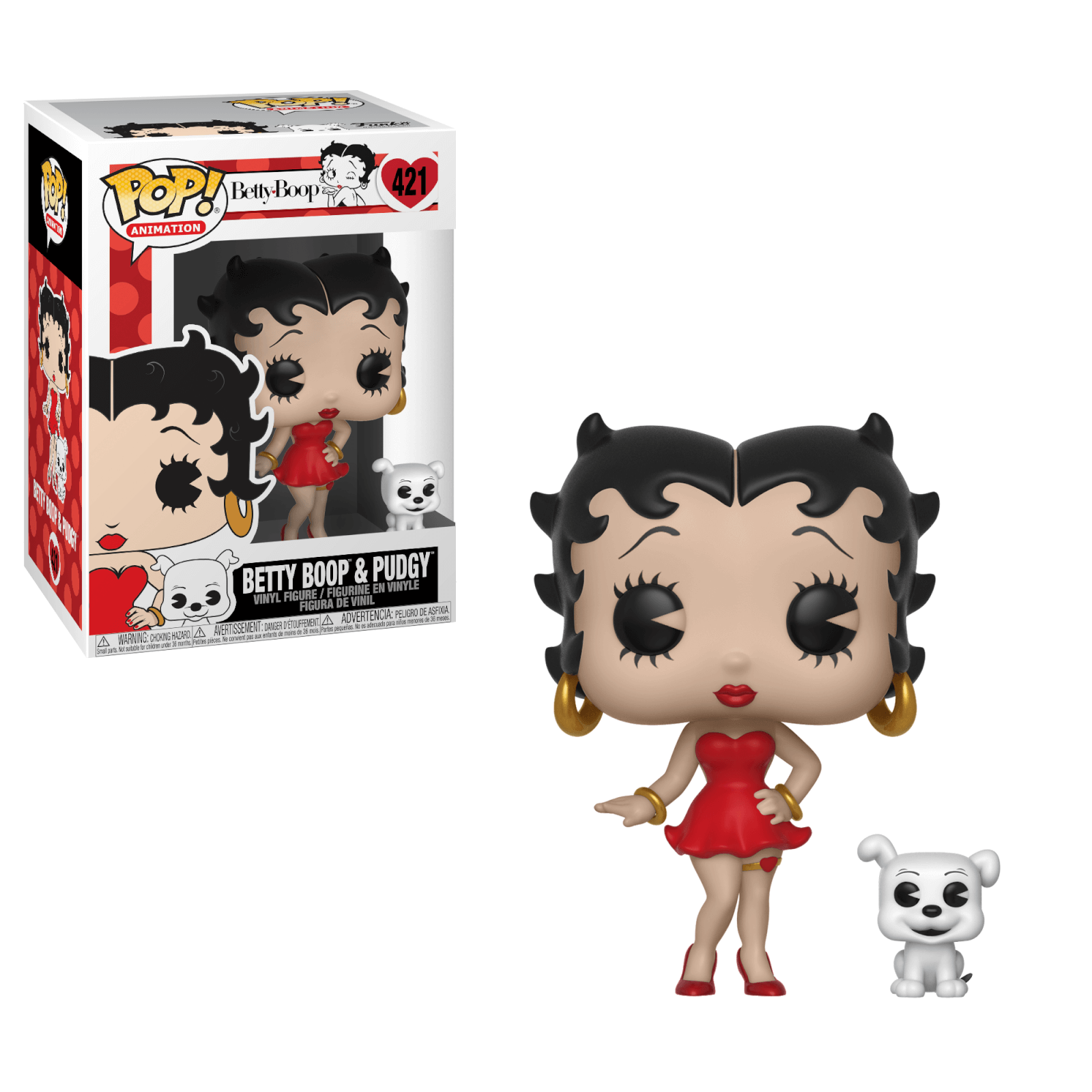 Betty Boop With Pudgy Funko Pop! Vinyl