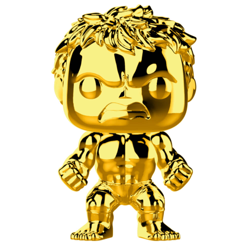 Marvel MS 10 Hulk Goldchrom Pop! Vinylfigur