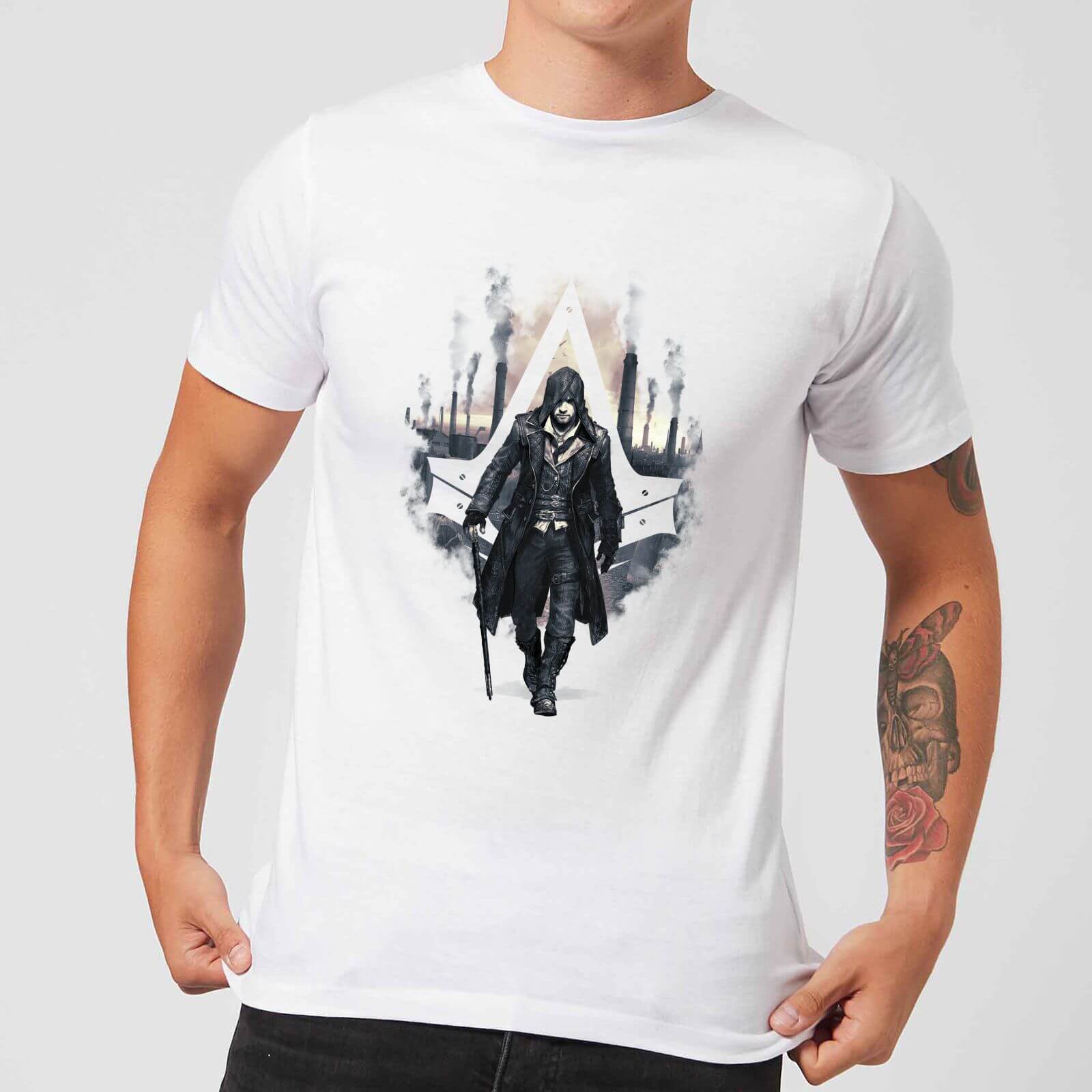 Assassin's Creed Syndicate London Skyline Men's T-Shirt - White - M - White