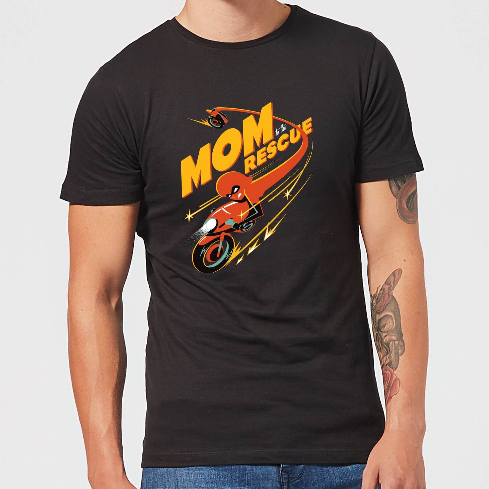 

The Incredibles 2 Mom To The Rescue Men's T-Shirt - Black - XS - Nero
