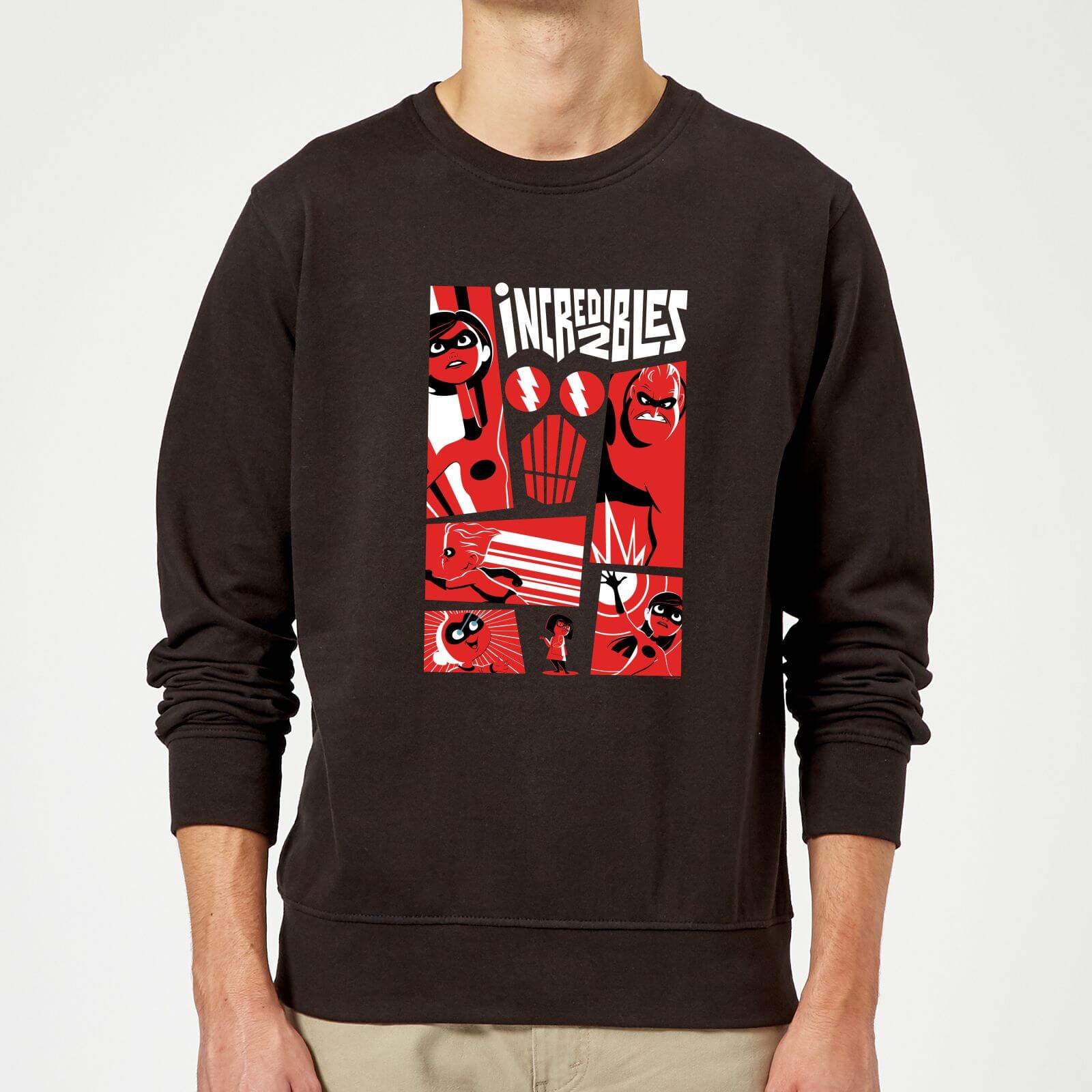 The Incredibles 2 Poster Sweatshirt - Black - XL - Nero