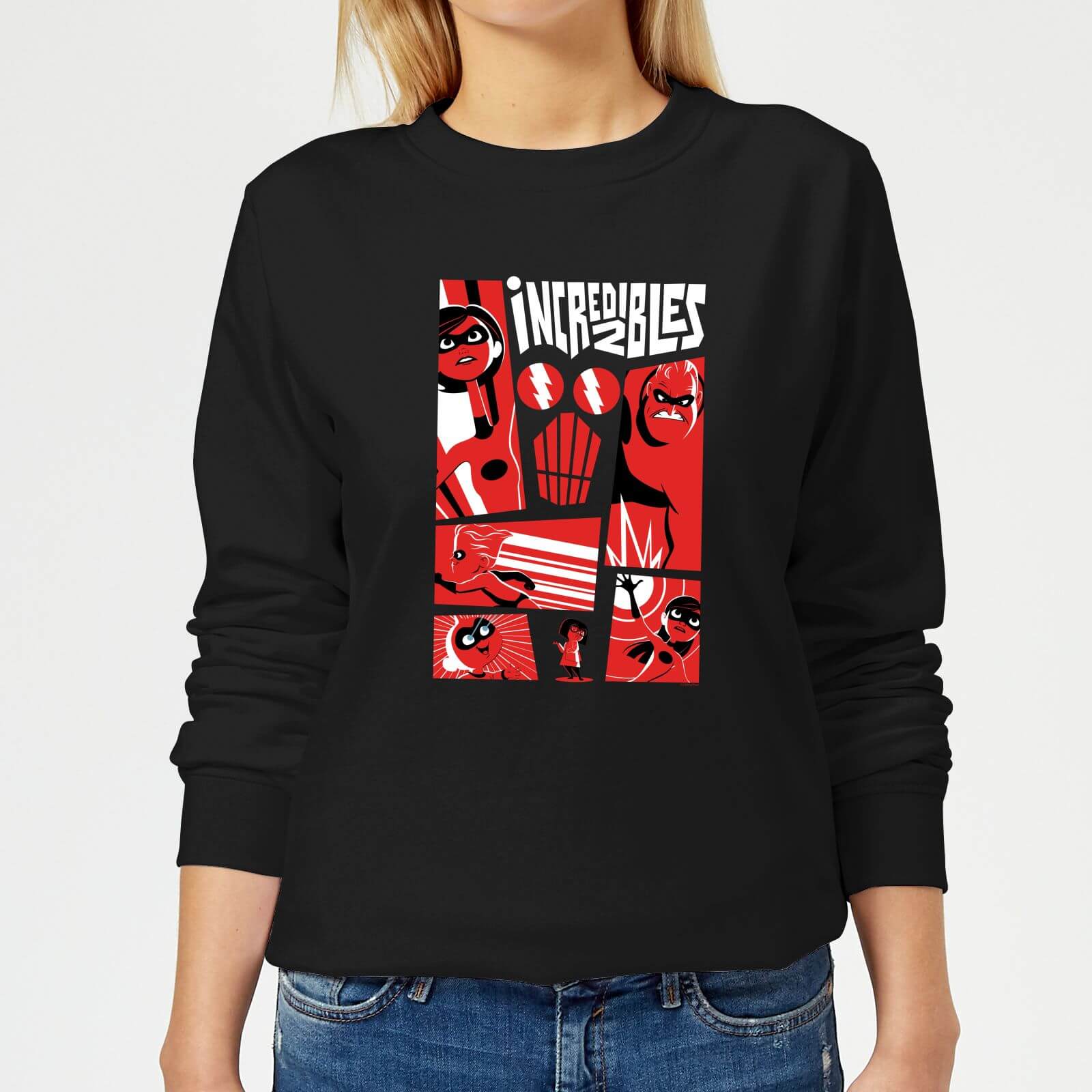 

The Incredibles 2 Poster Women's Sweatshirt - Black - XL - Nero