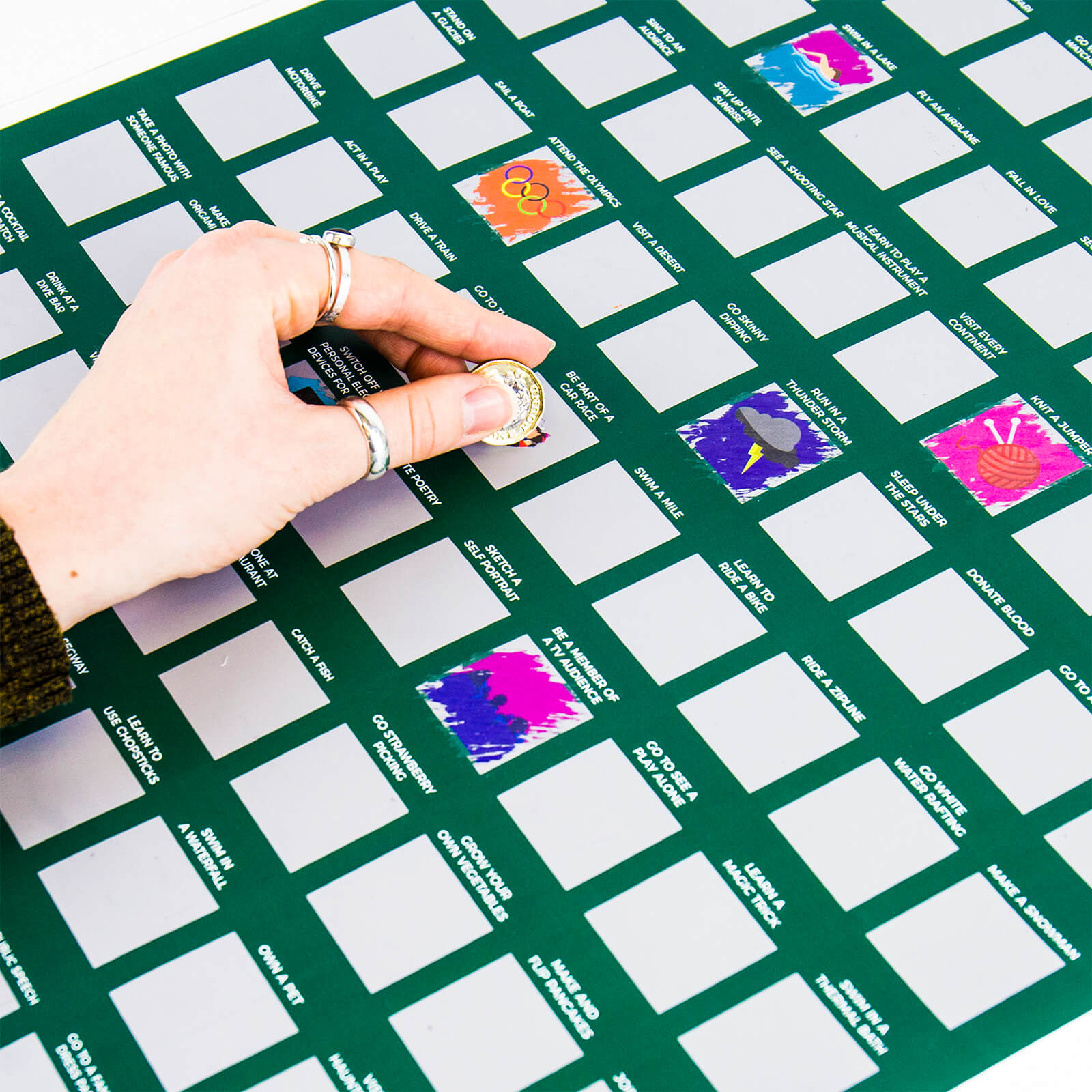 Gift Republic 100 Things To Do Bucket List Poster | adult