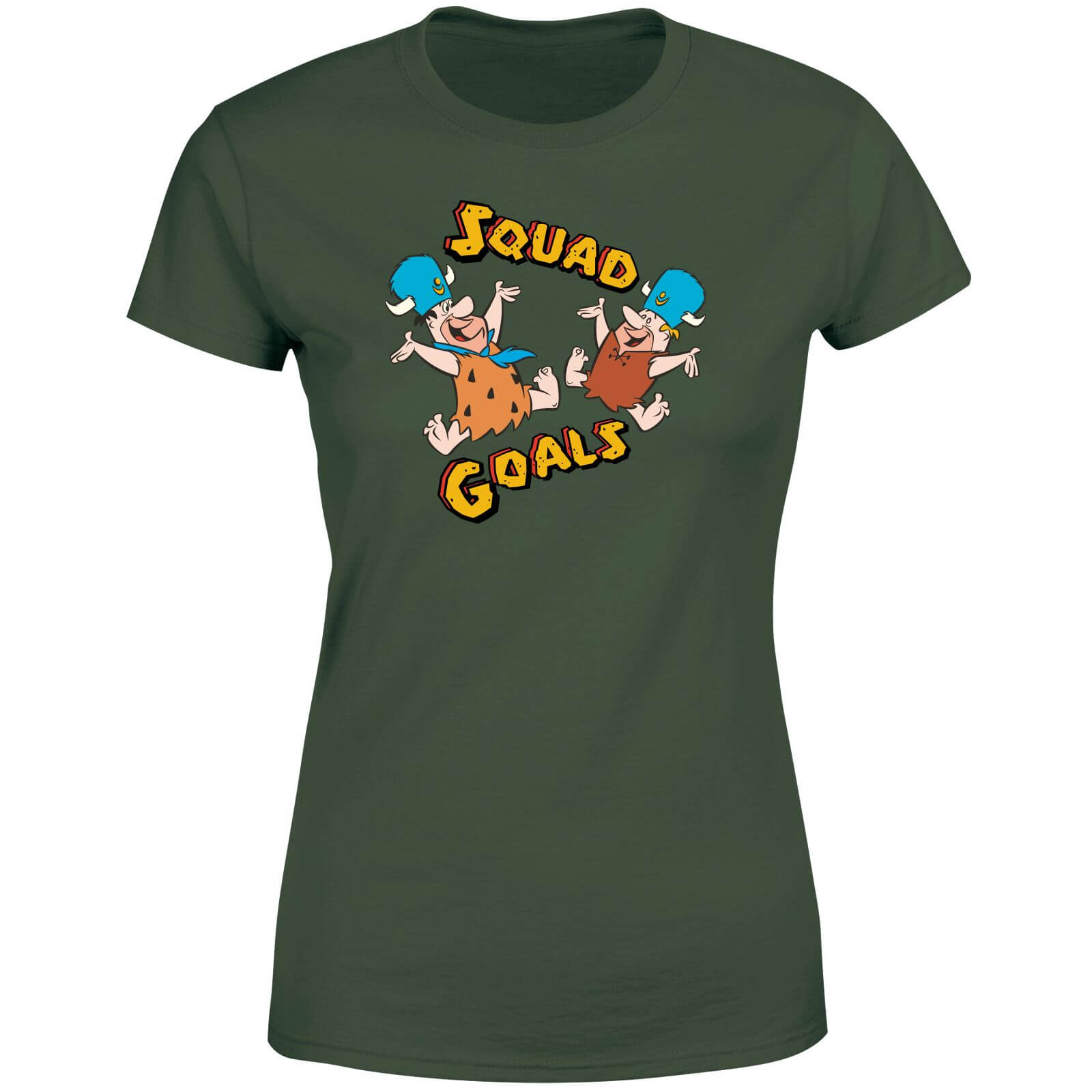 The Flintstones Squad Goals Women's T-Shirt - Forest Green - S - Forest Green