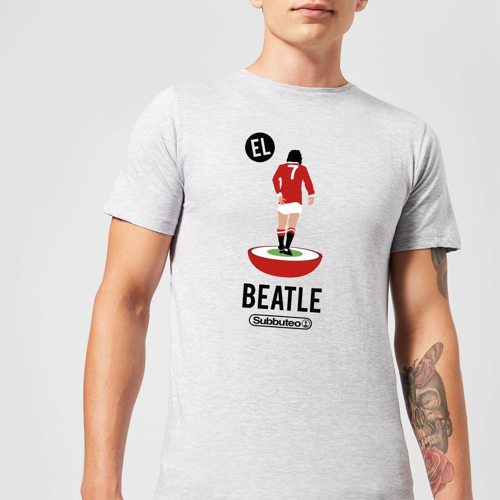 Subbuteo EL Beatle Men's T-Shirt - Grey - S - Grey