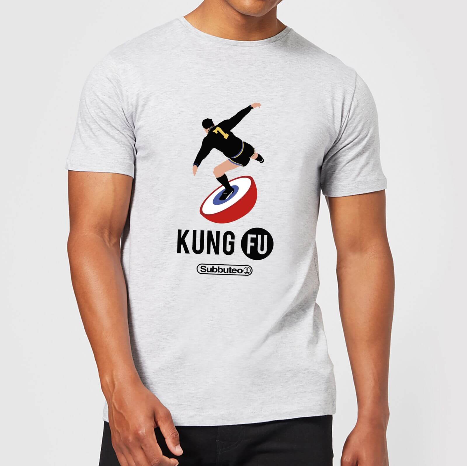 Subbuteo Kung Fu Men's T-Shirt - Grey - S - Grey