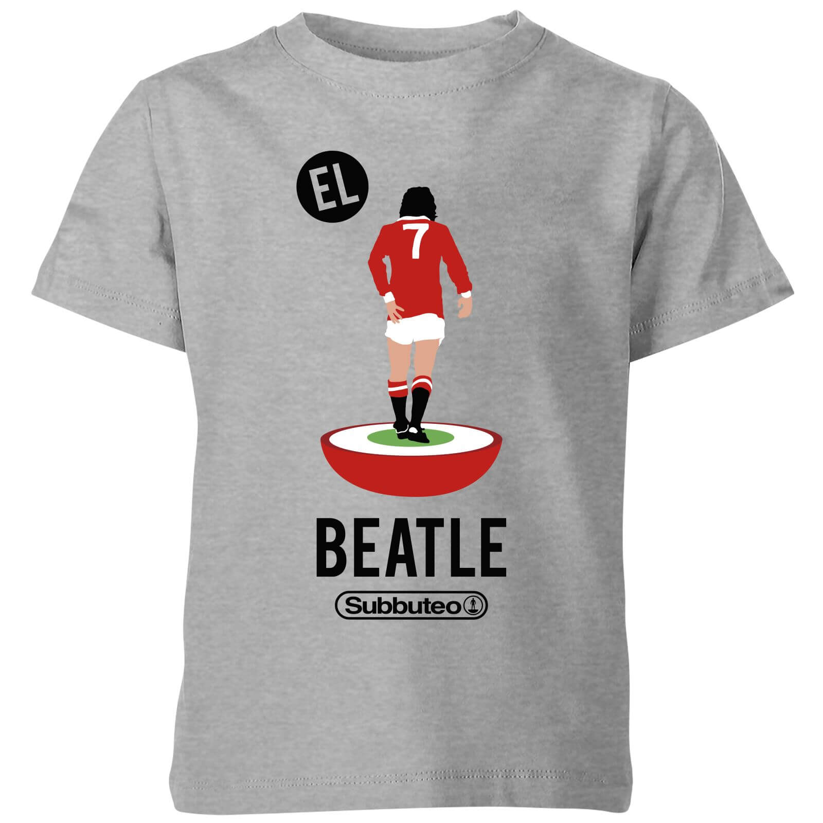 Subbuteo EL Beatle Kids' T-Shirt - Grey - 3-4 Years - Grey