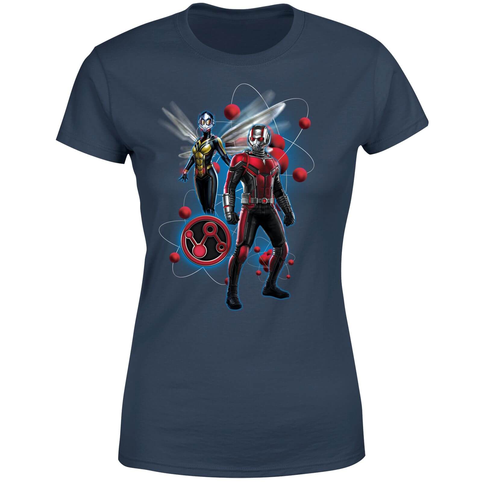 Ant-Man And The Wasp Particle Pose Women's T-Shirt - Navy - Xl