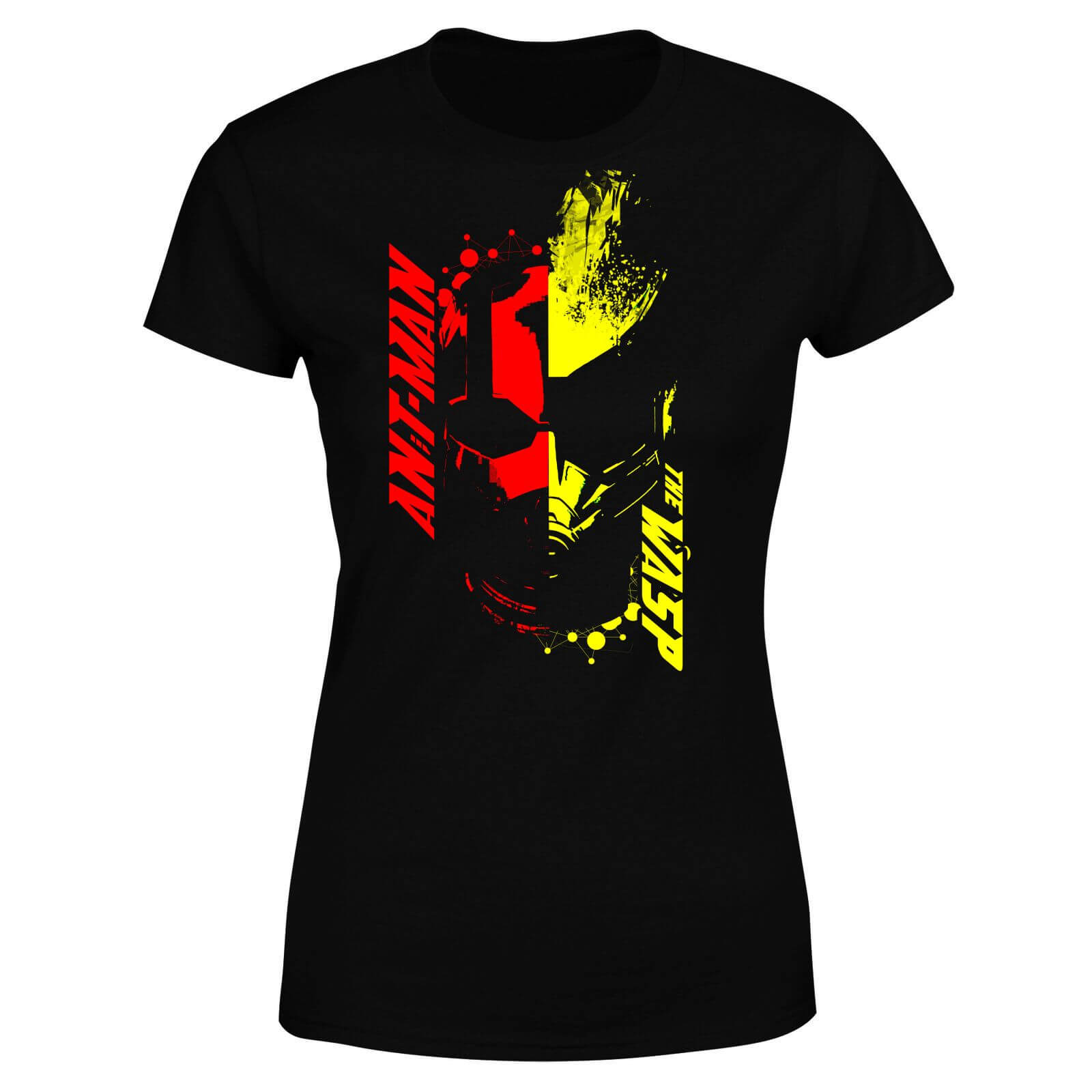 Ant-Man And The Wasp Split Face Women's T-Shirt - Black - Xl