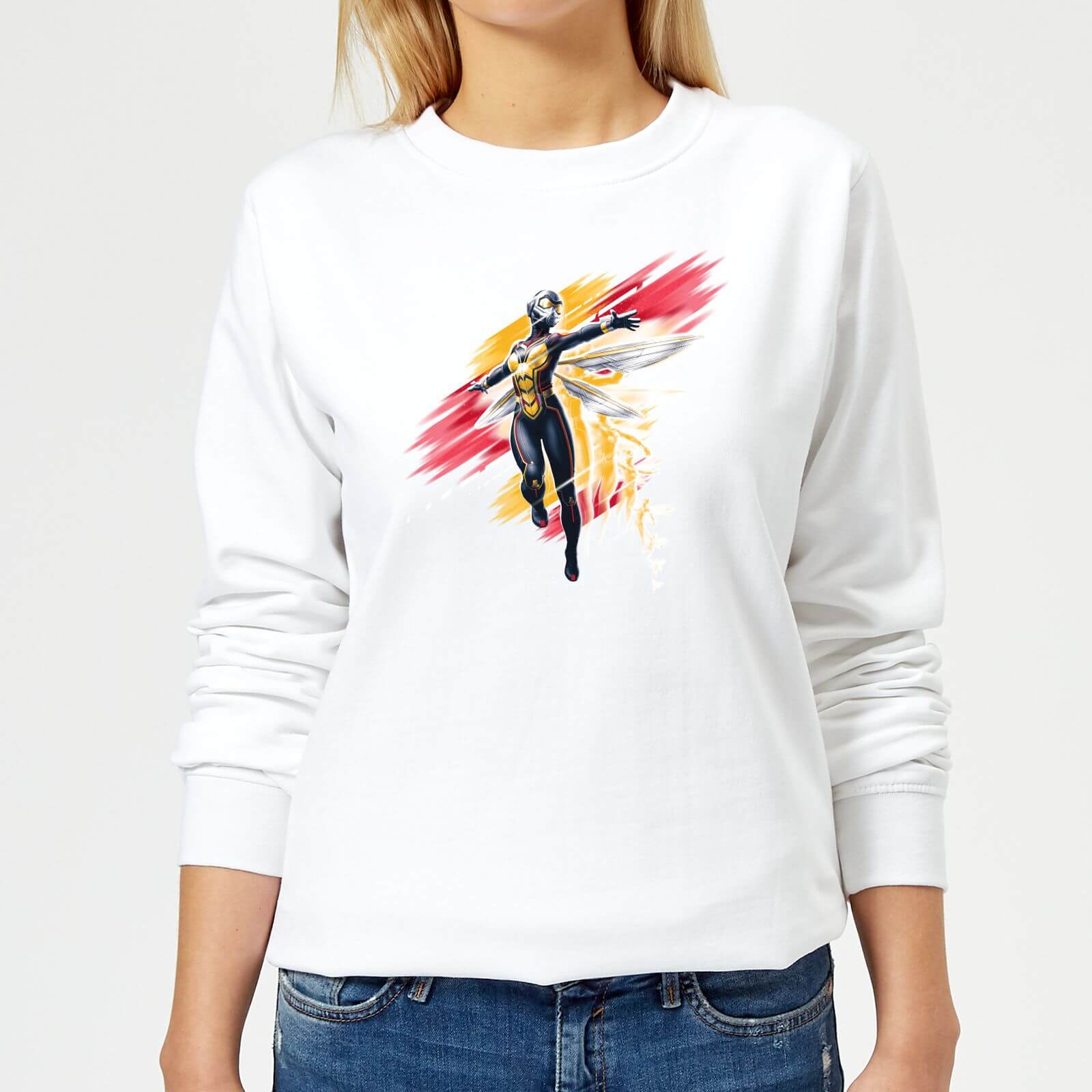 Ant-Man And The Wasp Brushed Women's Sweatshirt - White - L