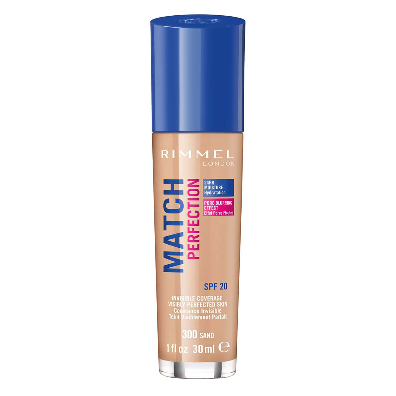 rimmel match perfection foundation 30ml (various shades) - sand