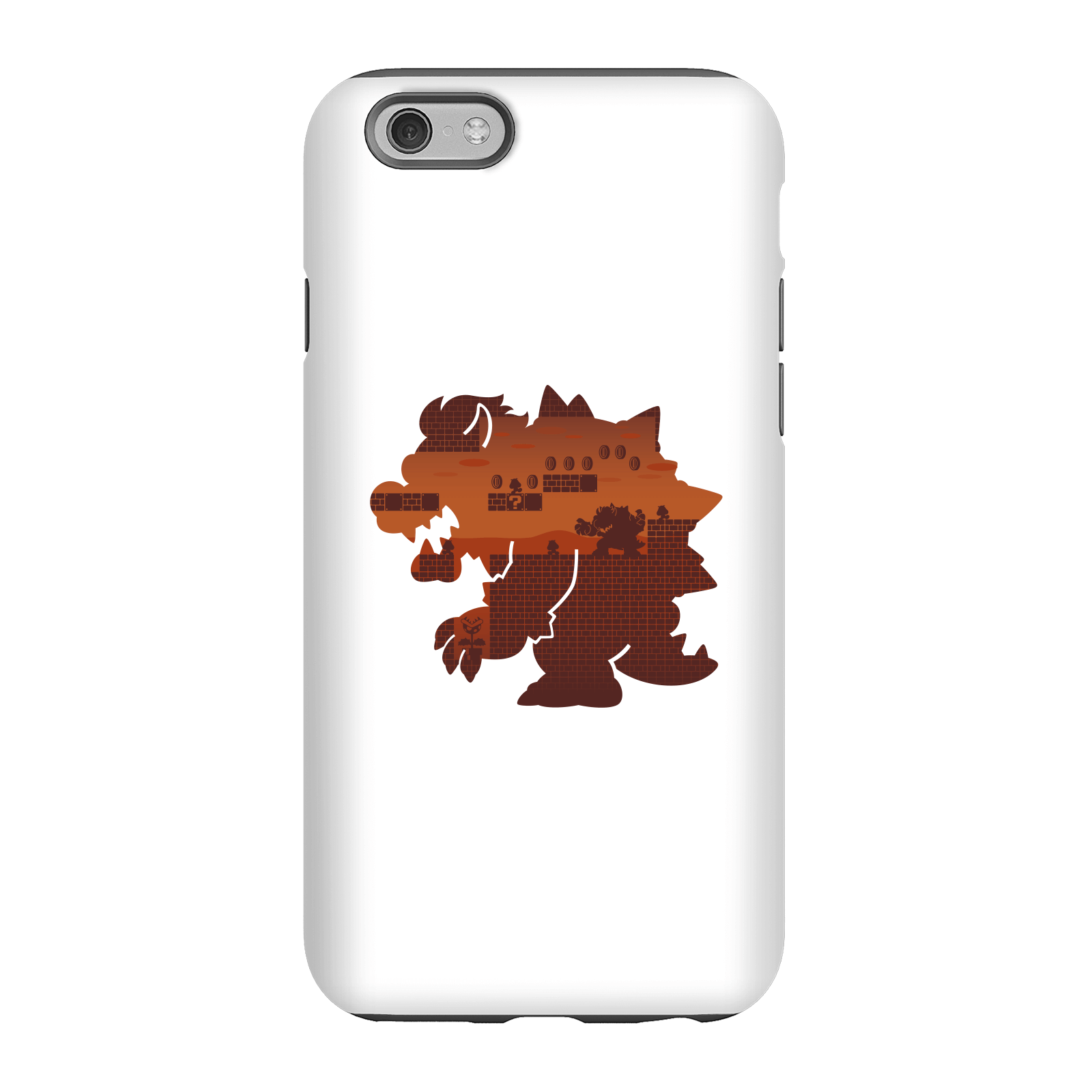 Nintendo Super Mario Bowser Silhouette Phone Case - iPhone 6 - Tough Case - Gloss