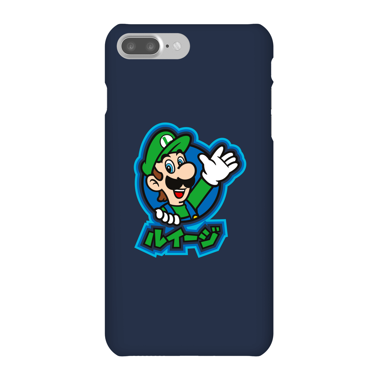 Nintendo Super Mario Luigi Kanji Phone Case - iPhone 7 Plus - Snap Case - Matte