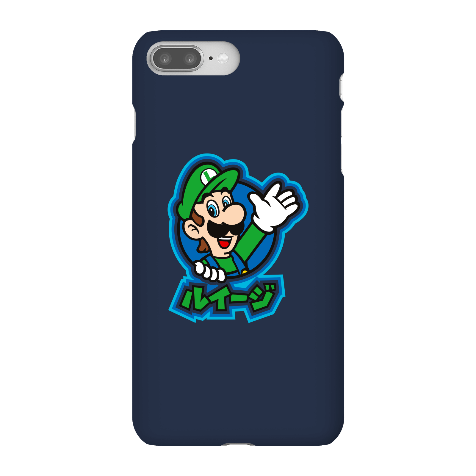 Nintendo Super Mario Luigi Kanji Phone Case - iPhone 8 Plus - Snap Case - Matte