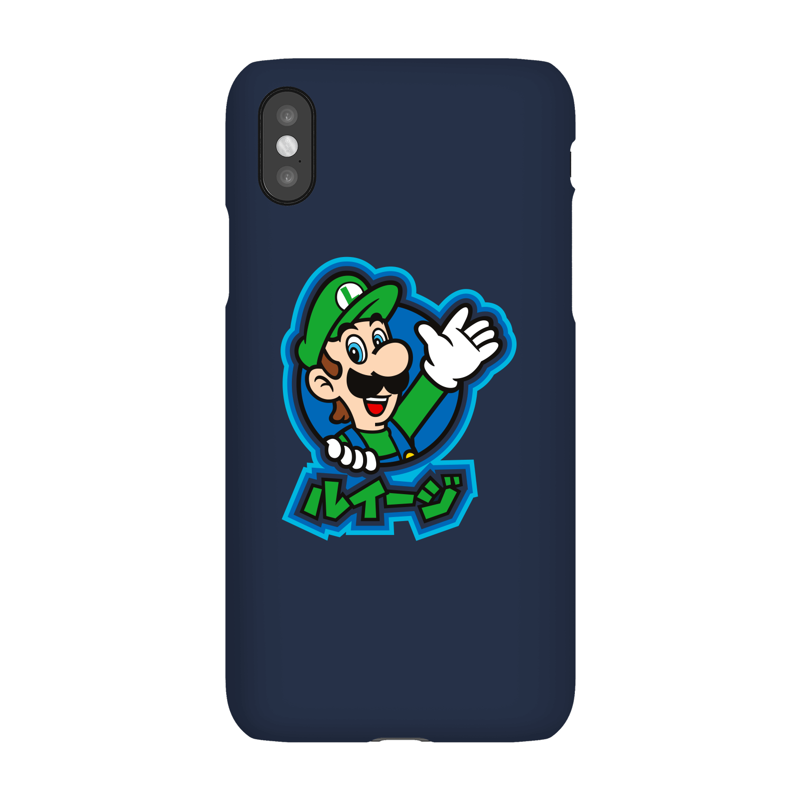 Nintendo Super Mario Luigi Kanji Phone Case - iPhone X - Snap Case - Matte