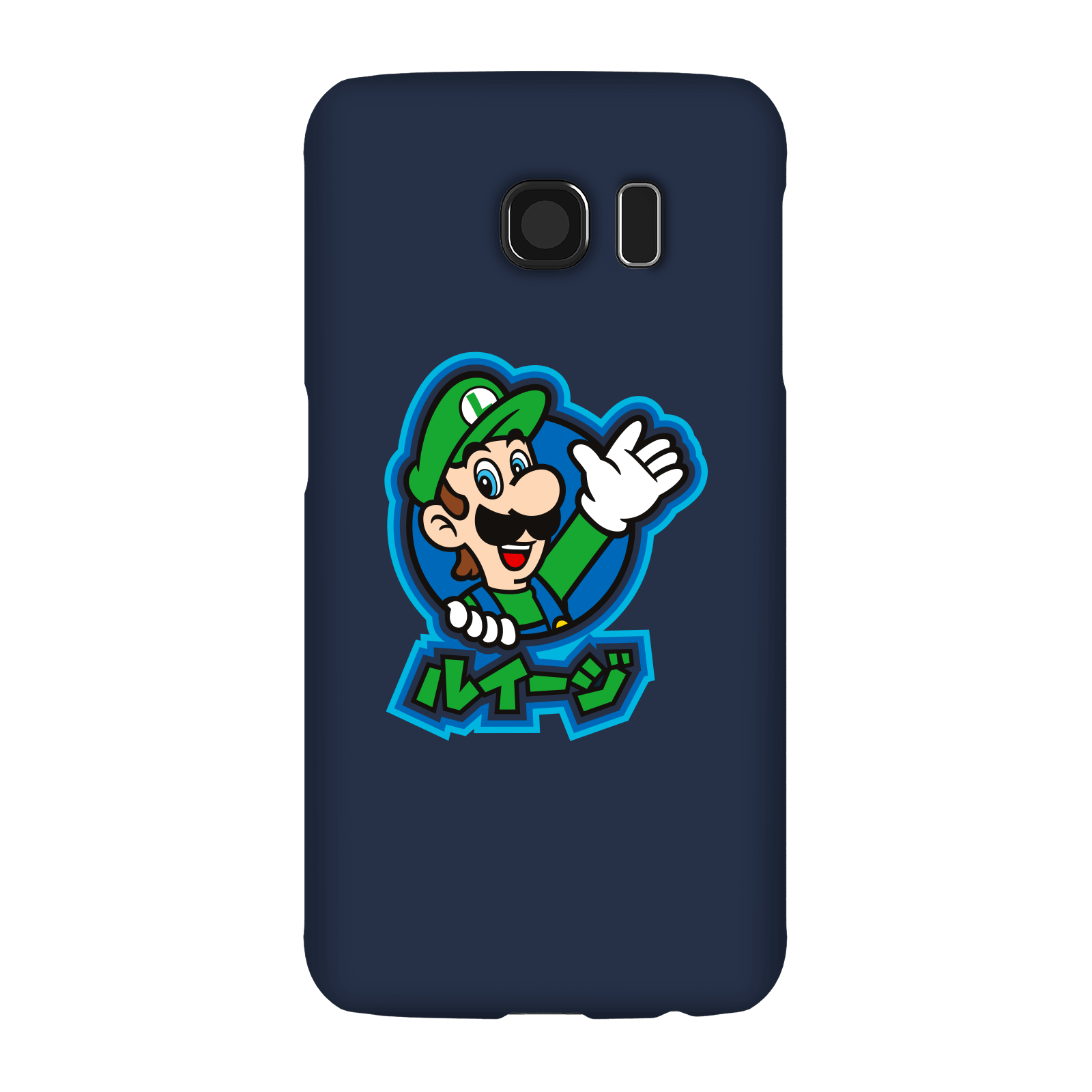 Nintendo Super Mario Luigi Kanji Phone Case - Samsung S6 - Snap Case - Matte