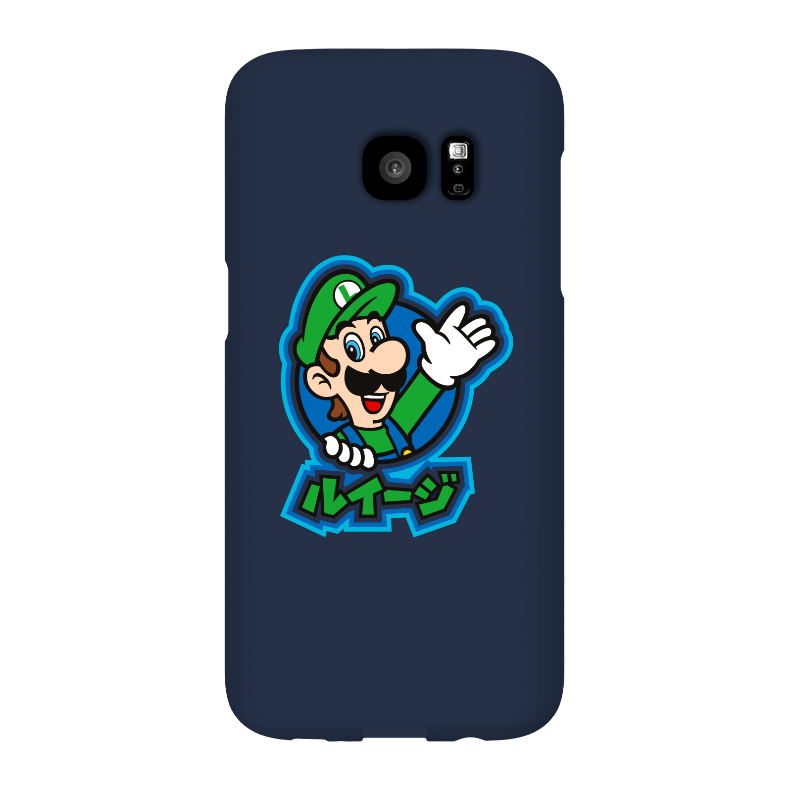 Nintendo Super Mario Luigi Kanji Phone Case - Samsung S7 Edge - Snap Case - Matte