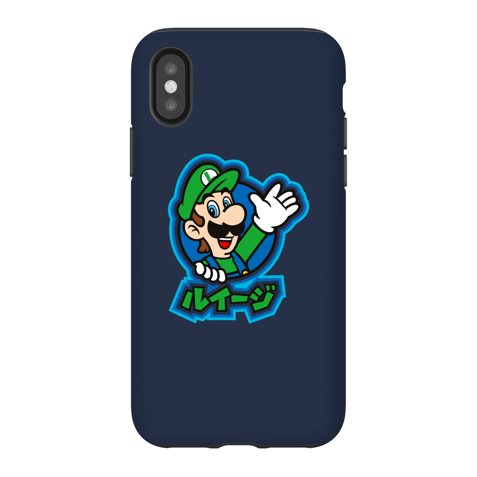 Nintendo Super Mario Luigi Kanji Phone Case - iPhone X - Tough Case - Matte